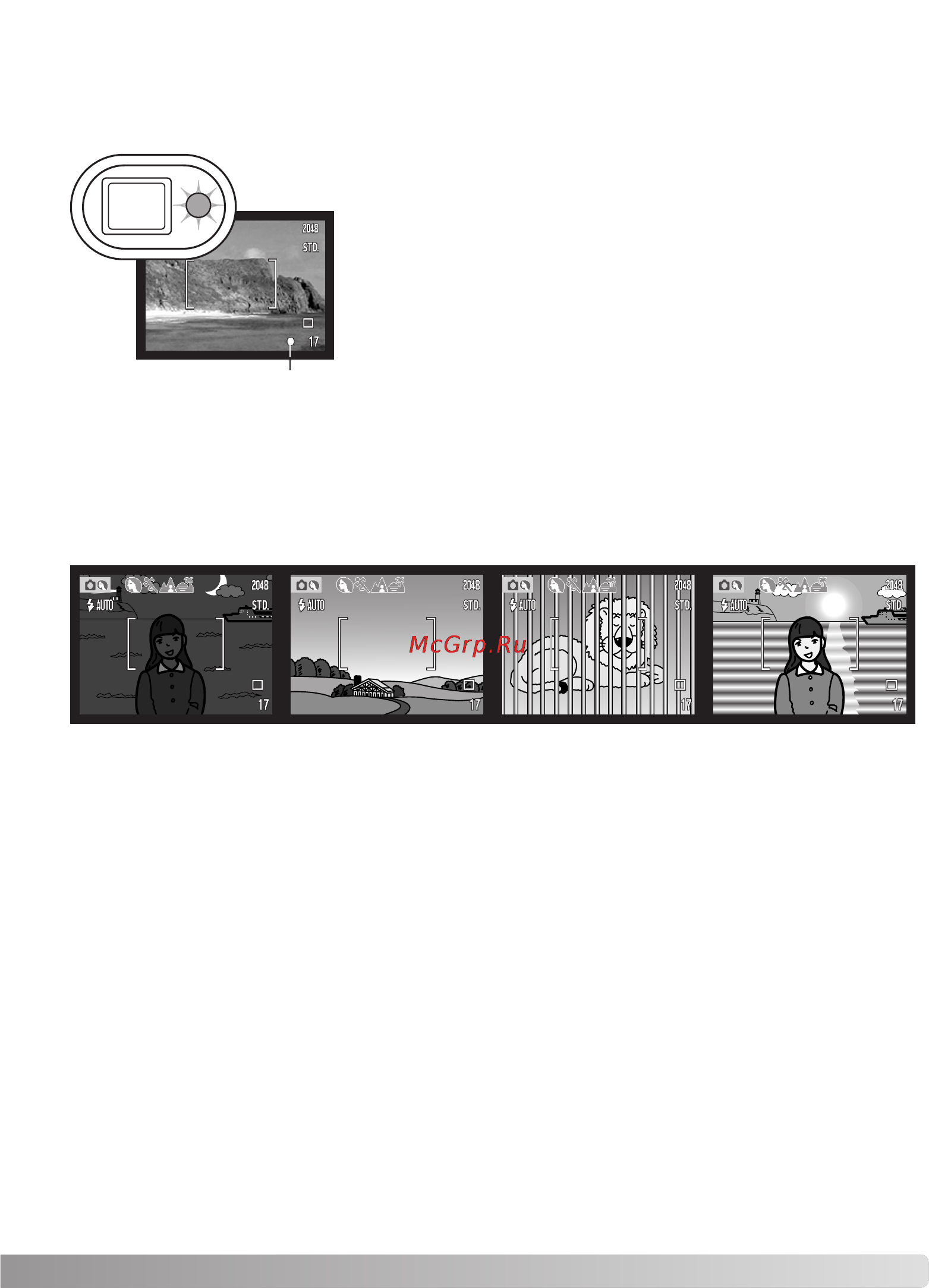 Konica Minolta Dimage Xg [31/132] Особые ситуации фокусировки