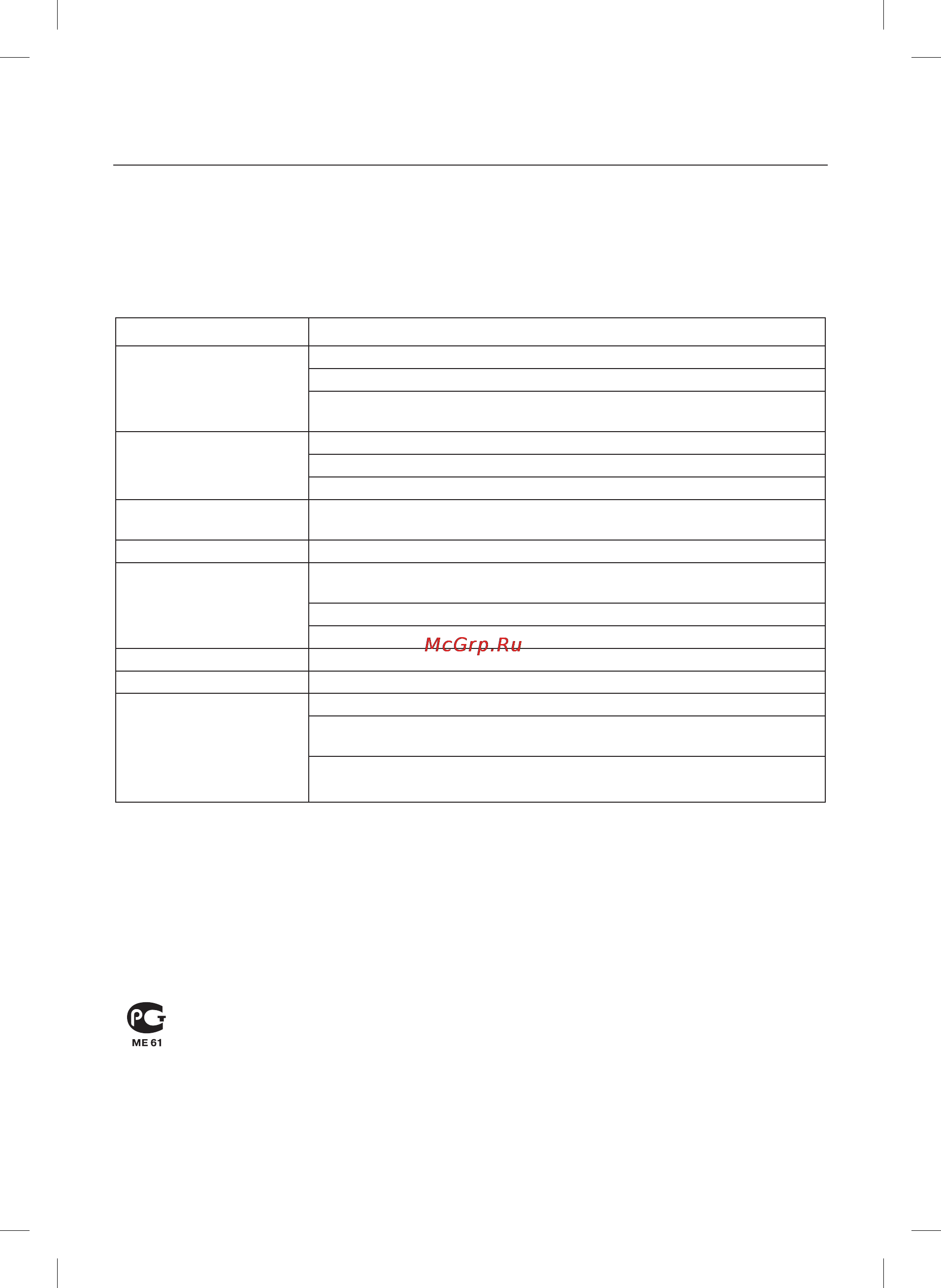 Maxwell MW-1918 [7/48] Технические характеристики электропитание 220 240в 50 60гц мощность 2000вт диаметрконфорки 238мм