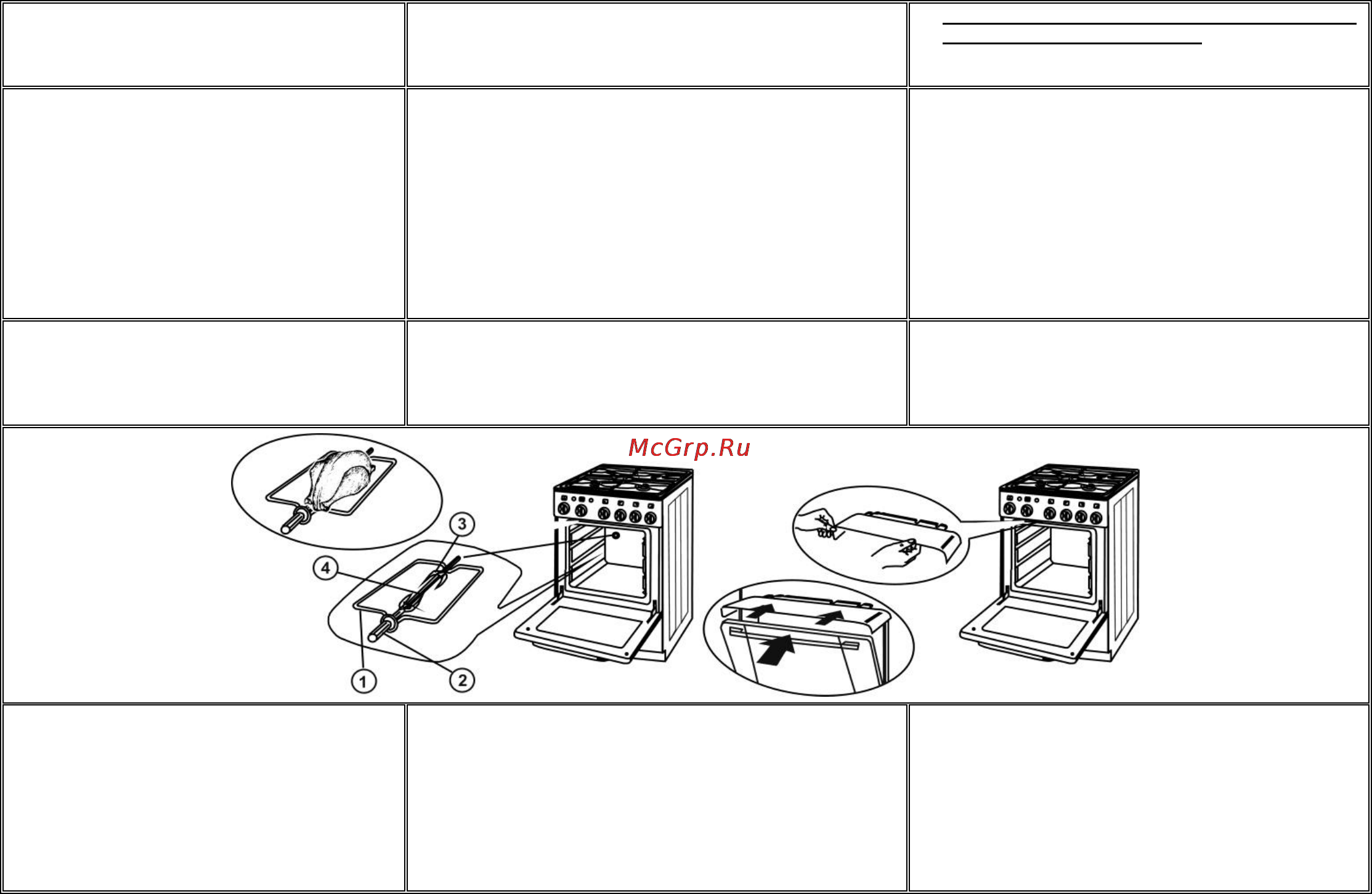 Gorenje GI 52220 AW [16/38] Grilling with roasting spit
