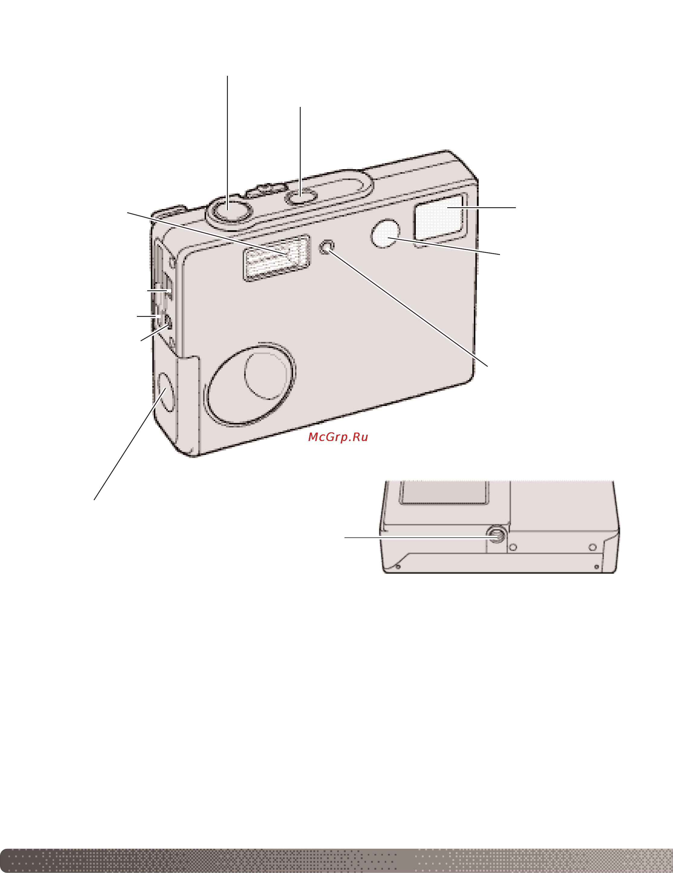 Konica Minolta Dimage X31 [12/112] Наименования частей фотокамеры