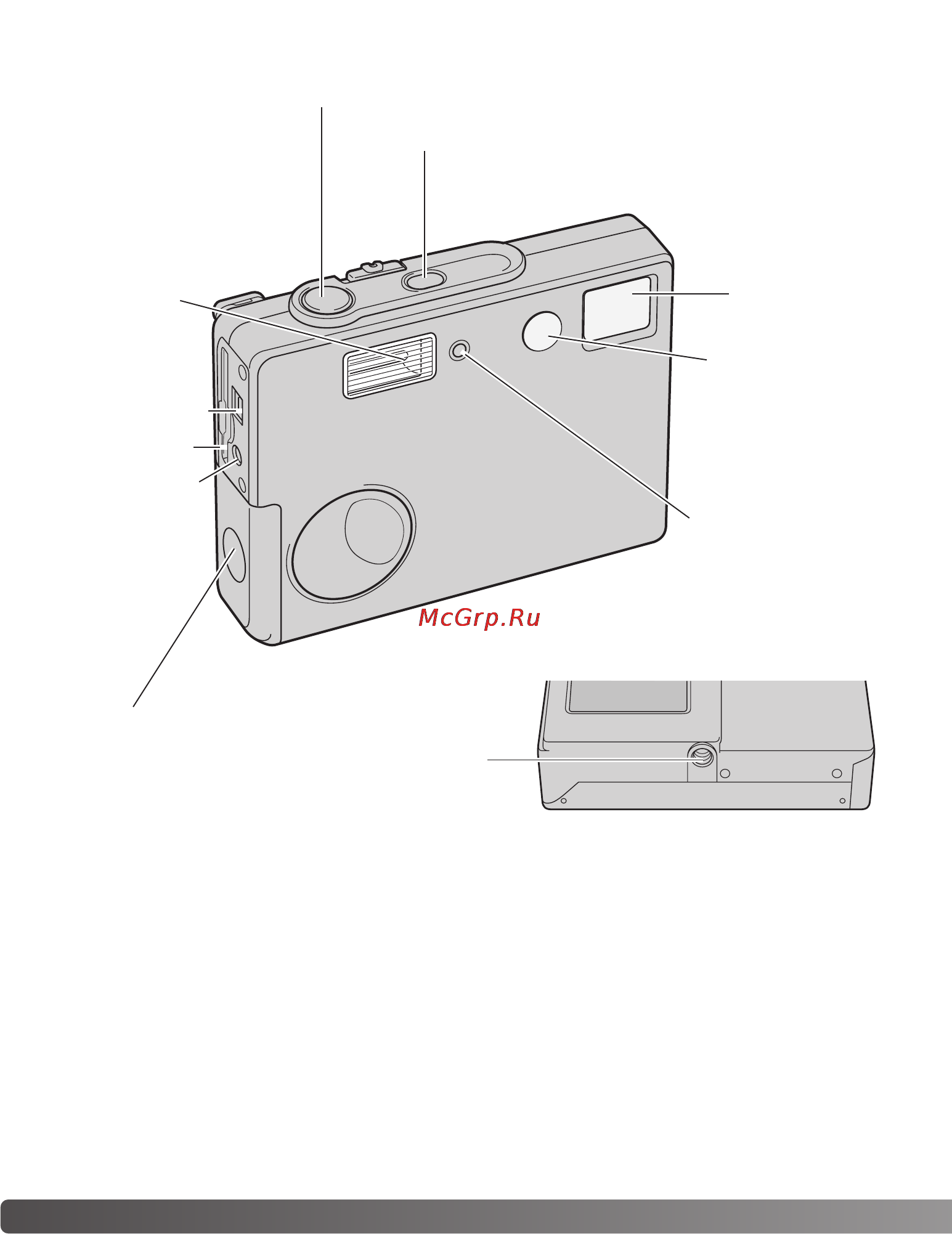 Konica Minolta Dimage X21 [12/112] Наименования частей фотокамеры