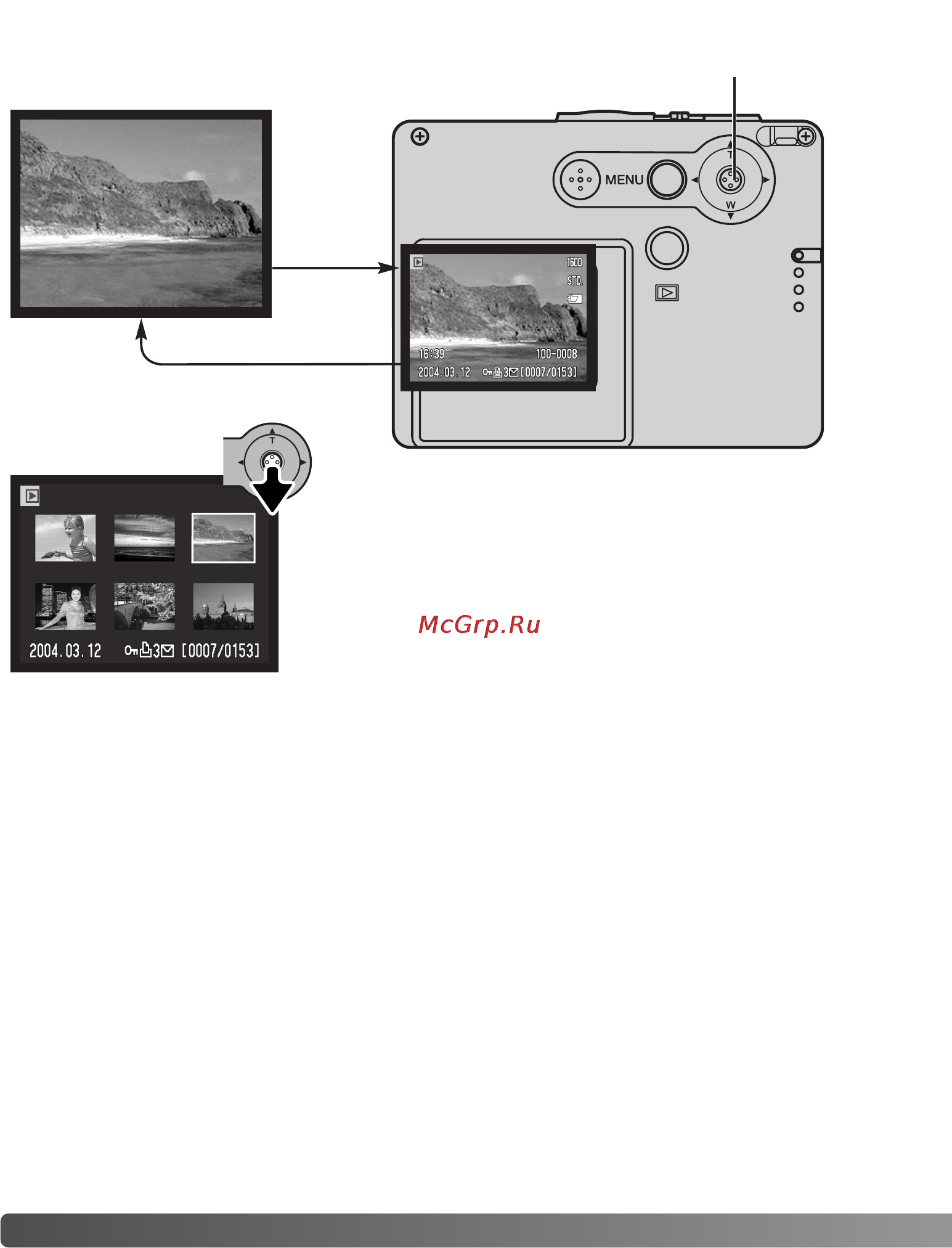 Konica Minolta Dimage X21 [34/112] Жк монитор режима воспроизведения