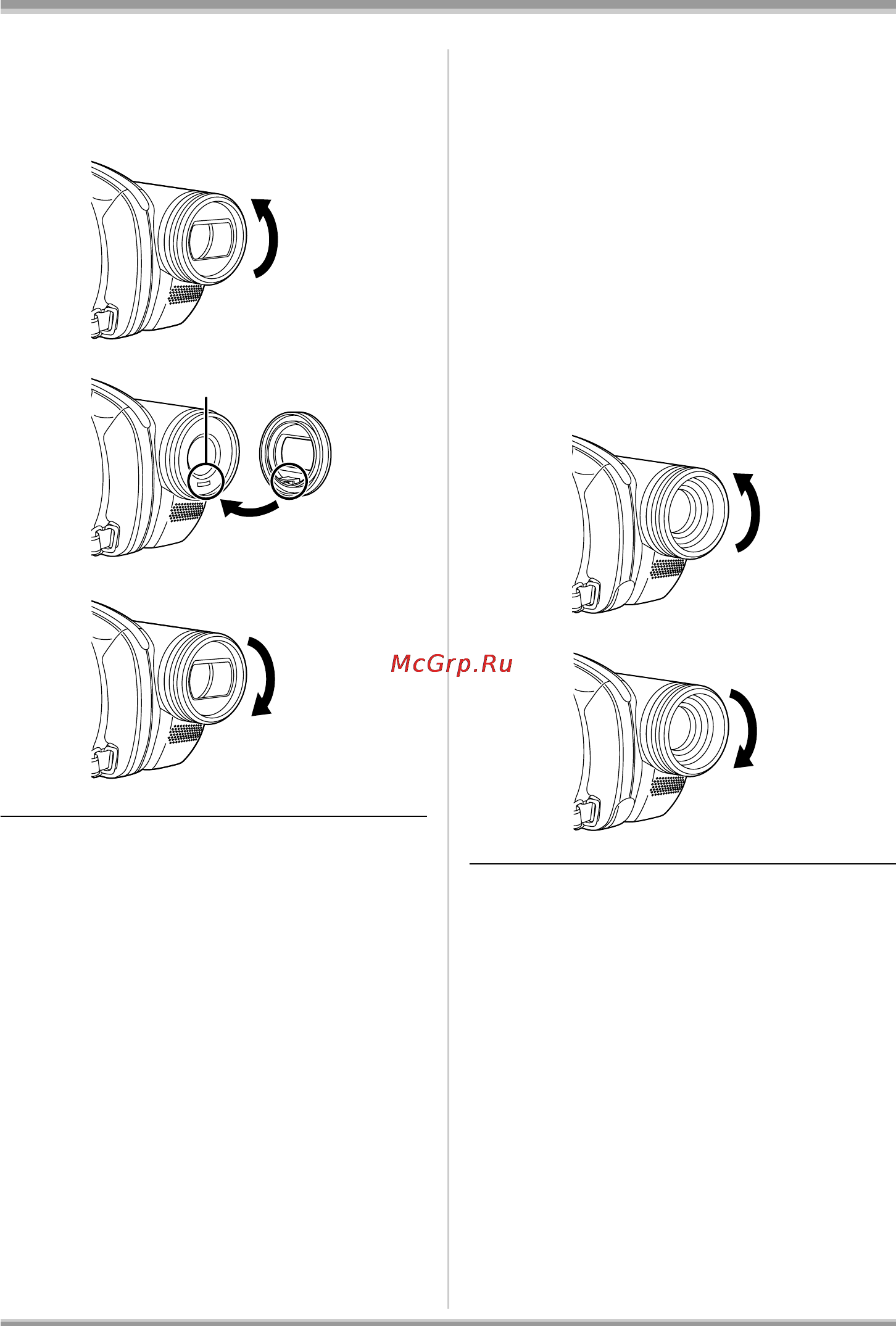 Panasonic VDR-D220EE [13/240] Чтобы закрепить ее поместите ее в прорезь b а затем поверните ее по часовой стрелке c
