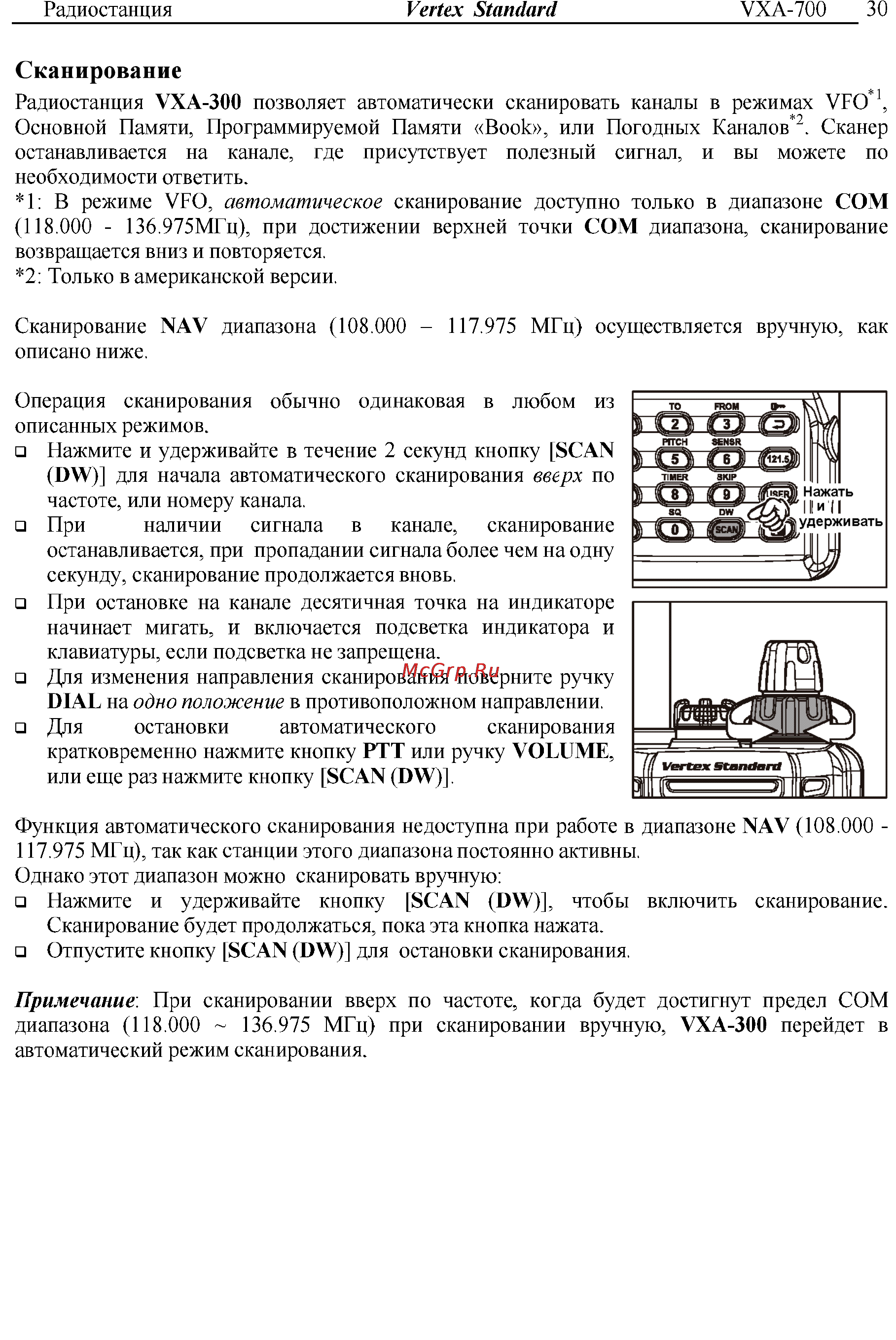 Vertex Standart VXA-300 Инструкция по эксплуатации онлайн [30/52] 31632