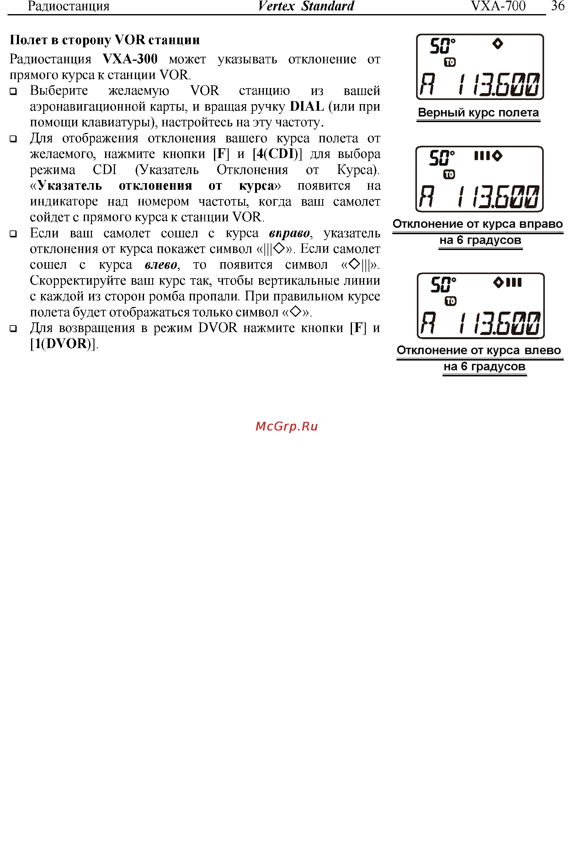 Vertex Standart VXA-300 Инструкция по эксплуатации онлайн [36/52] 31632