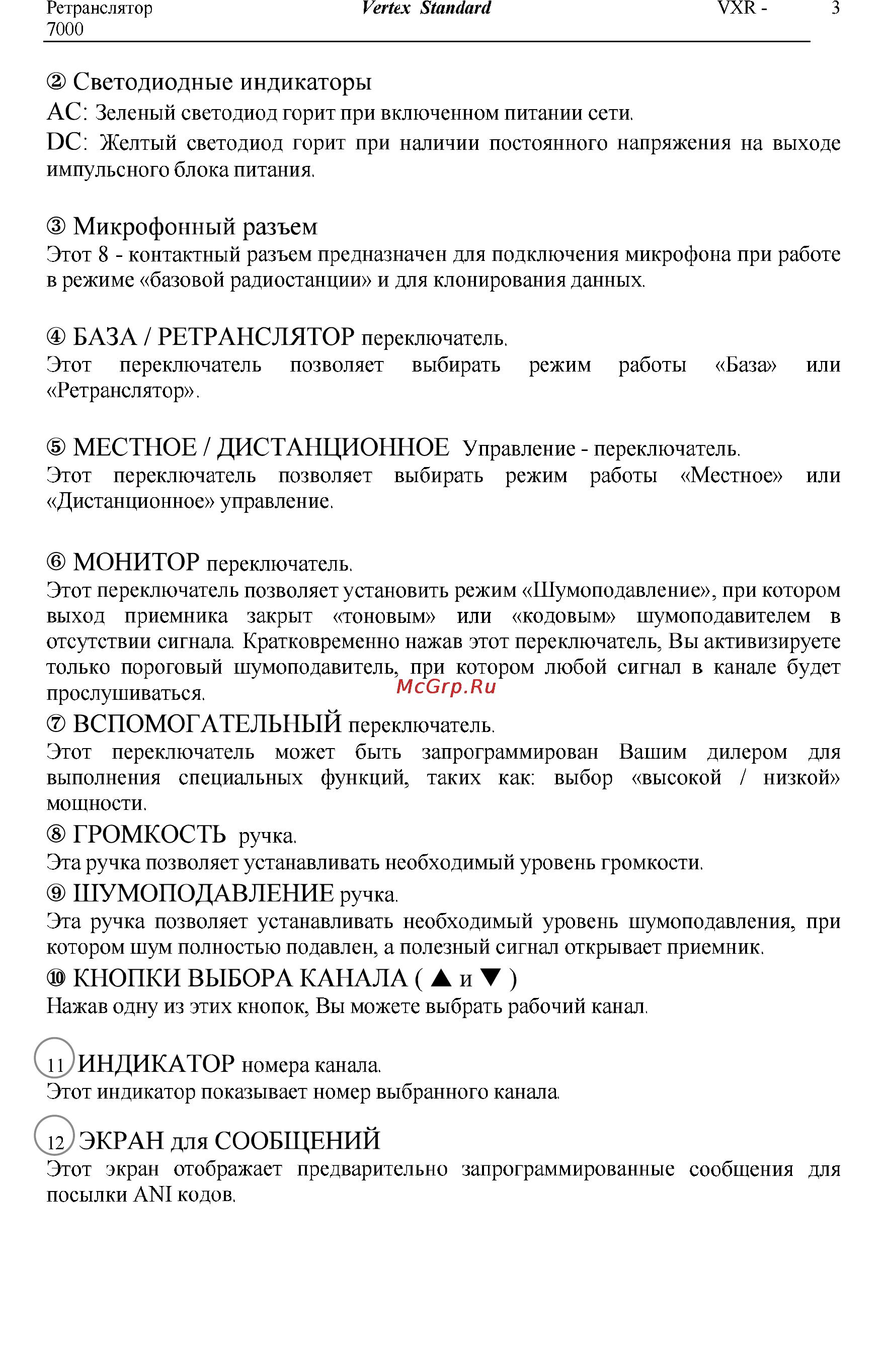 Vertex Standart VXR-7000 [3/10] База ретранслятор