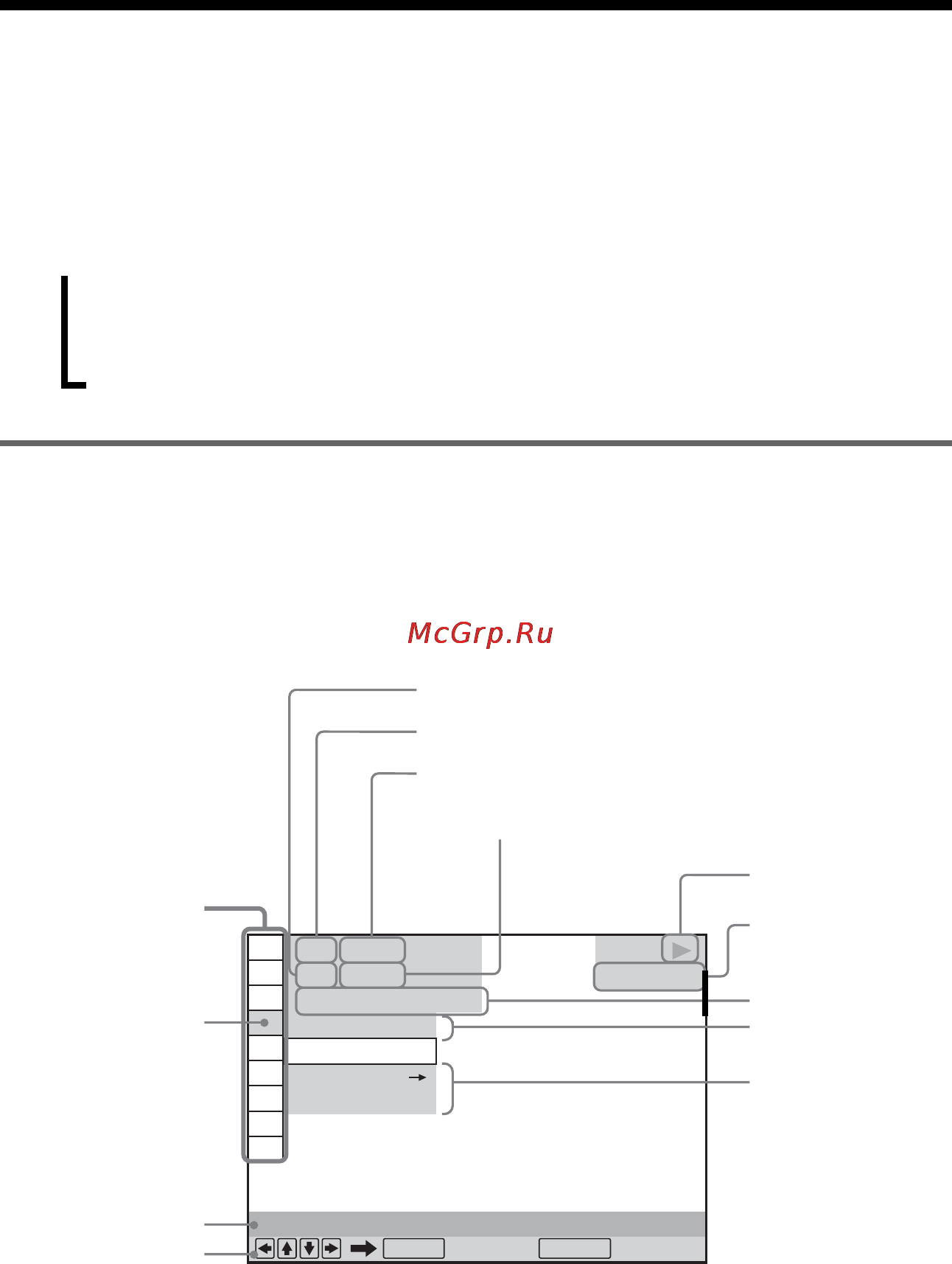 Sony DVP-NS92V [13/108] L1ac ãóêîâîäñòâî ïî äèñïëå ìåí óï²àâëåíèø ïàíåëè áûñò²îé íàâèãàöèè