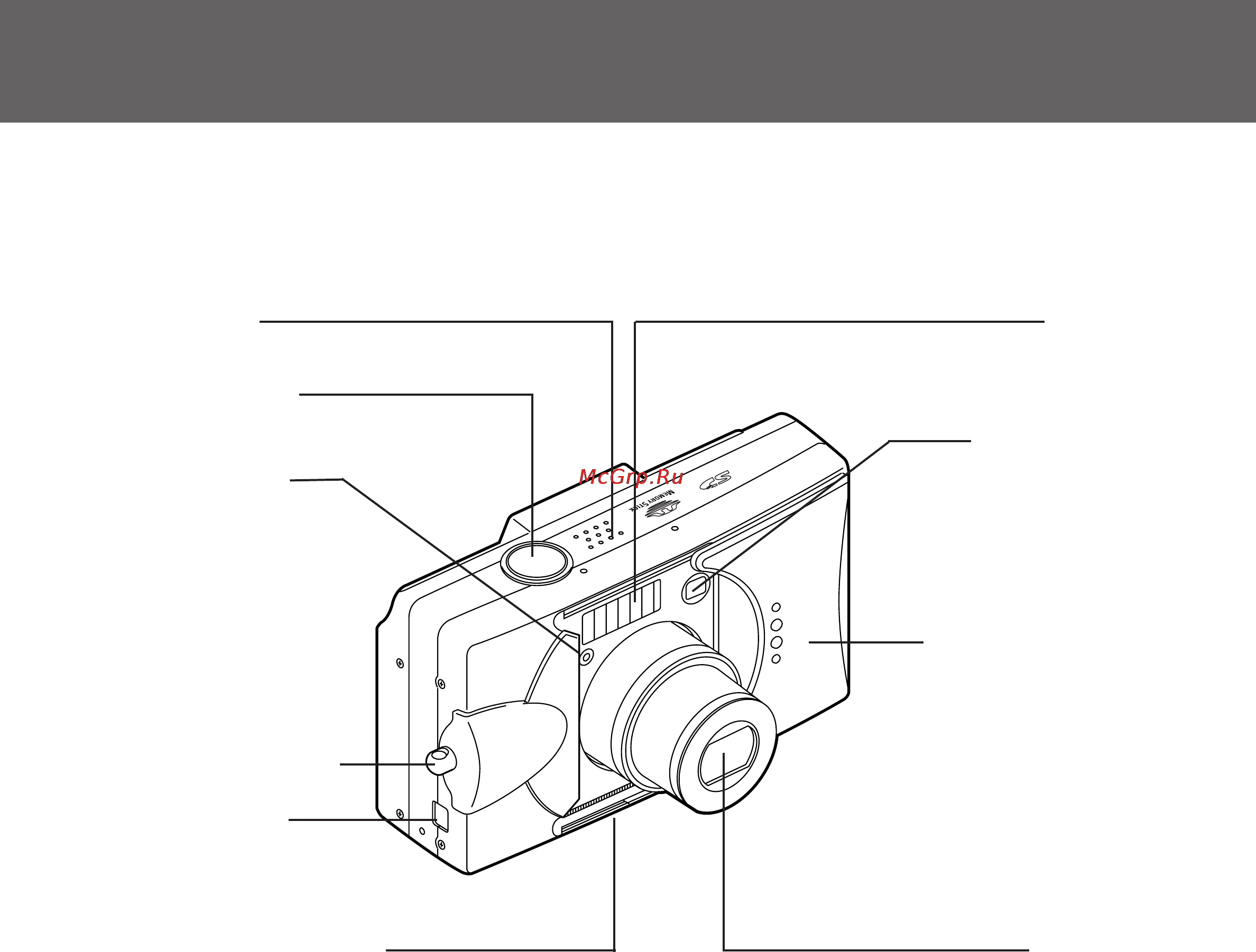 Konica Minolta Dimage G500 [14/126] Наименование отдельных частей камеры