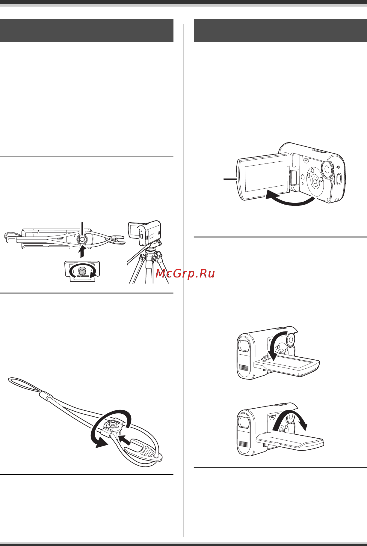Panasonic SDR-S10 [15/120] Attaching to a tripod