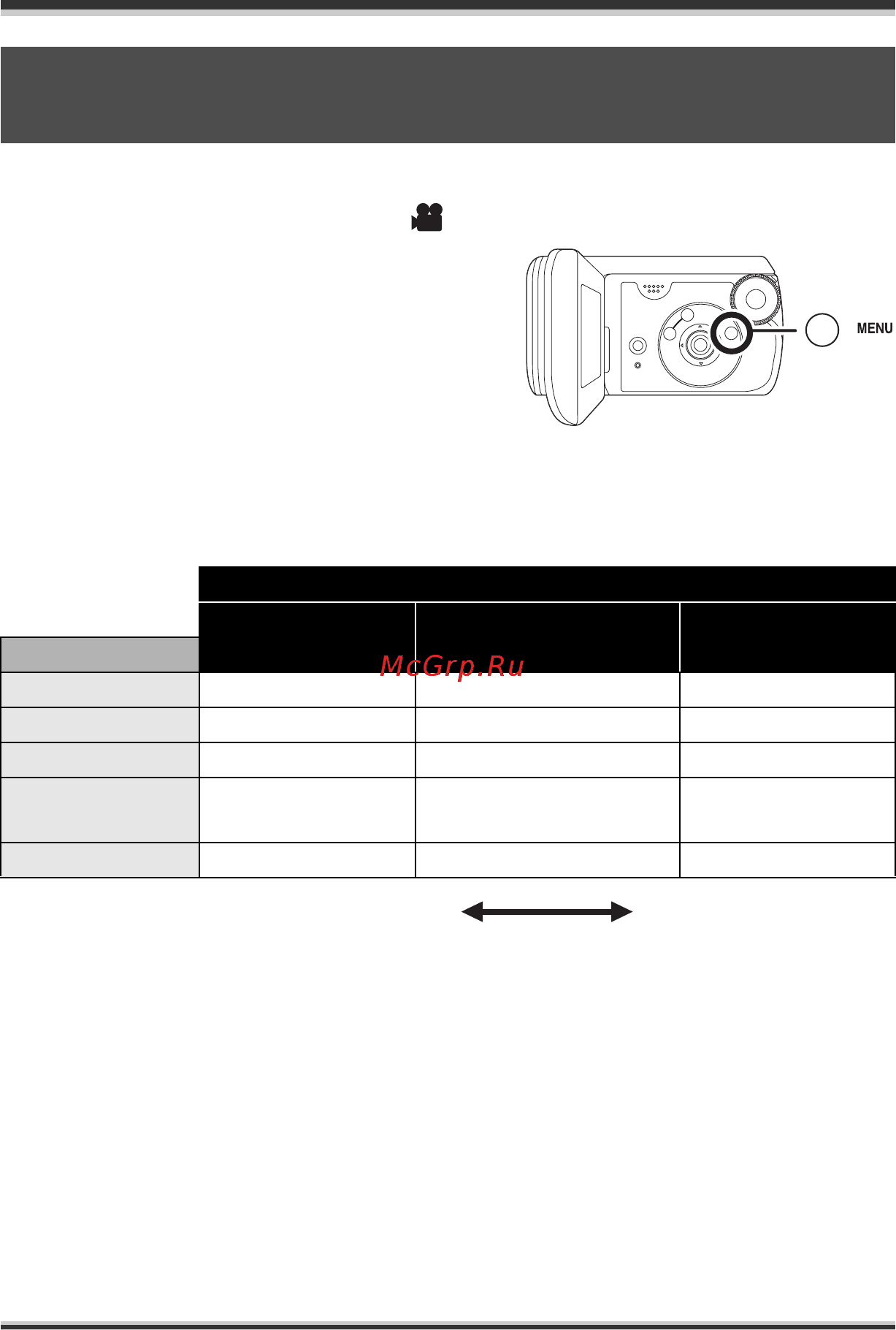 Panasonic SDR-S10 [41/120] Recording modes and recordable time available for the motion picture
