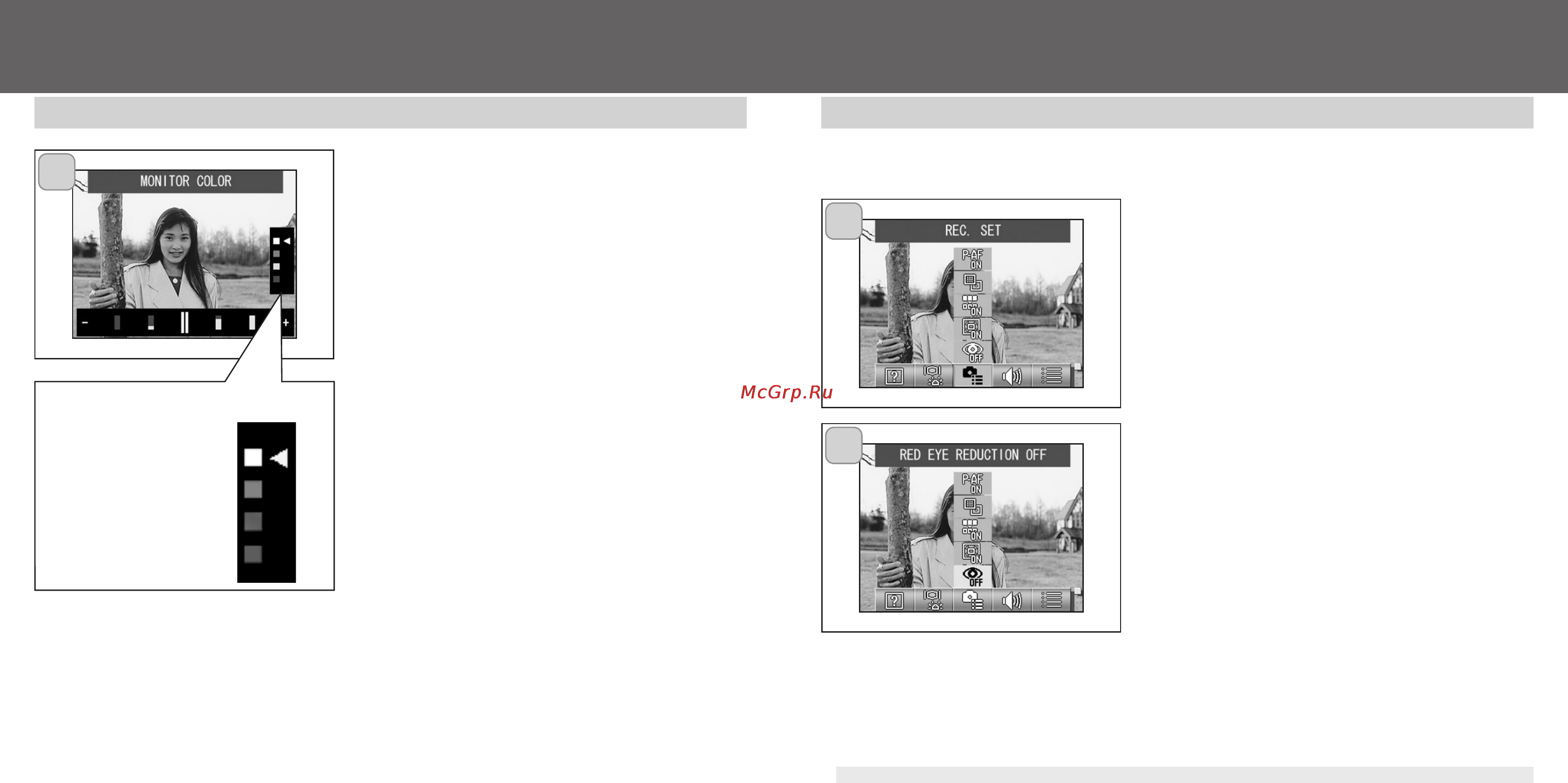 Konica Minolta Dimage G400 [57/69] Меню режима установок set up меню режима установок set up