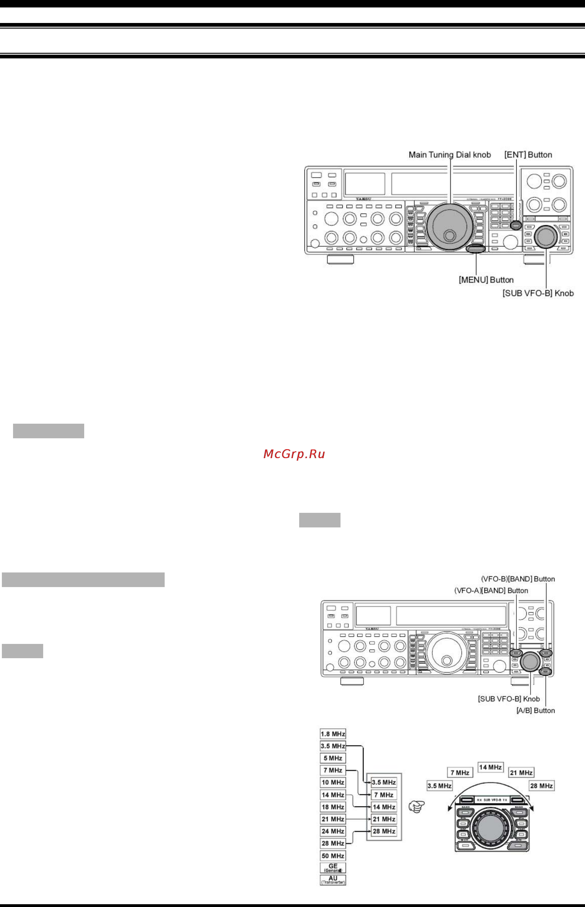 Yaesu FT-2000 [48/131] Функция my band
