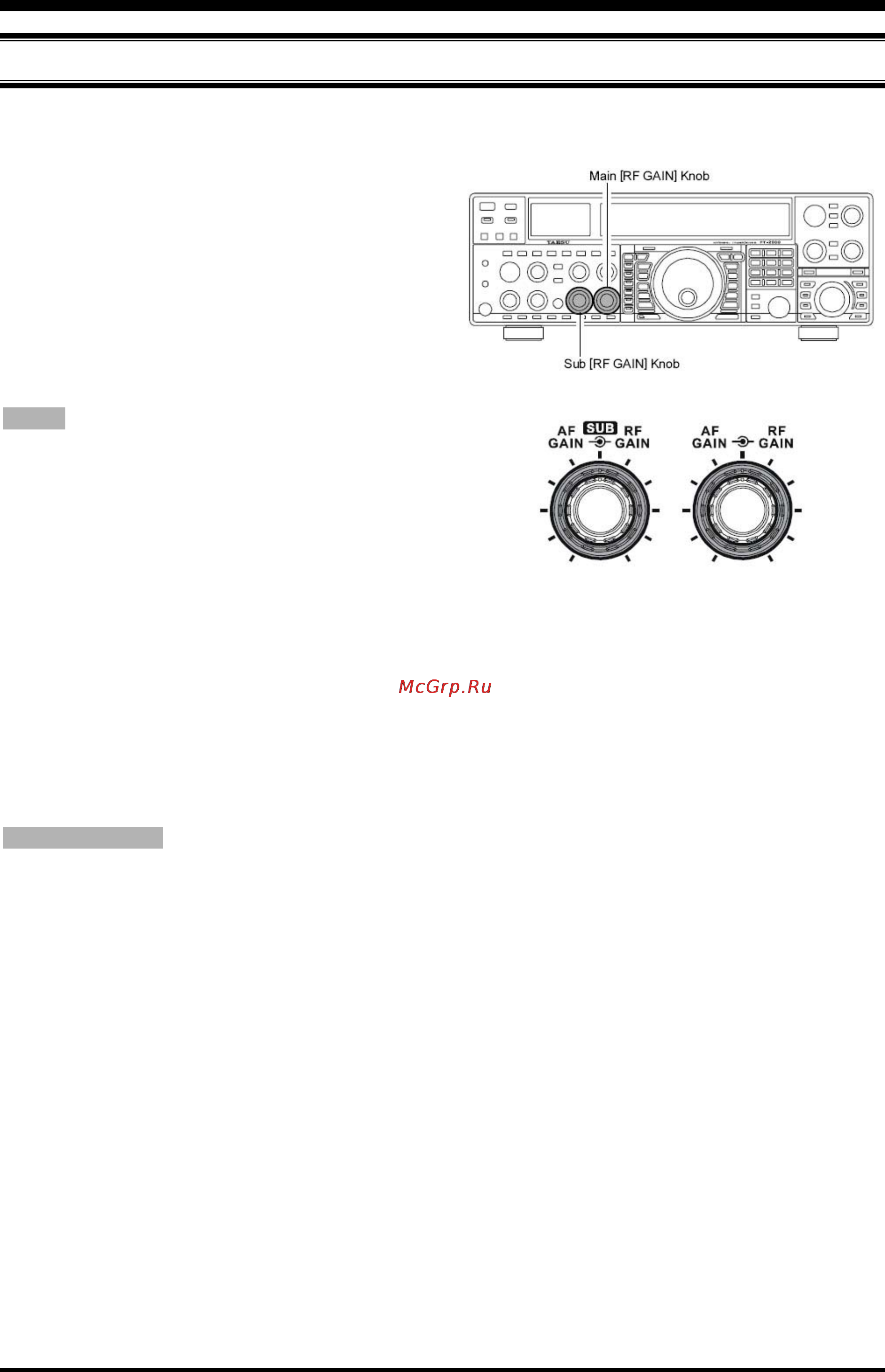 Yaesu FT-2000 [54/131] Rf gain усиление вч в режимах ssb cw am