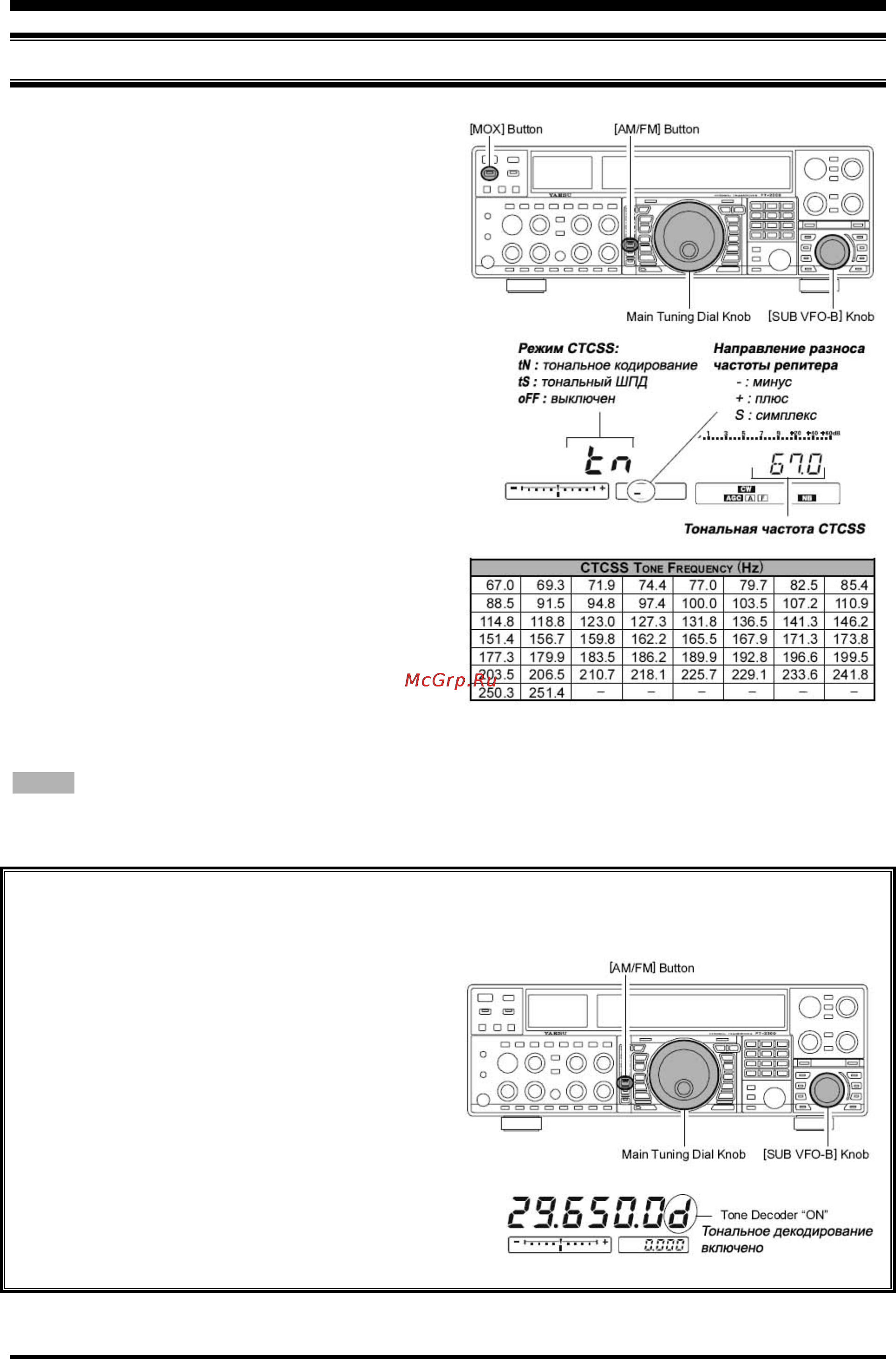 Yaesu FT-2000 [95/131] Репитерный режим