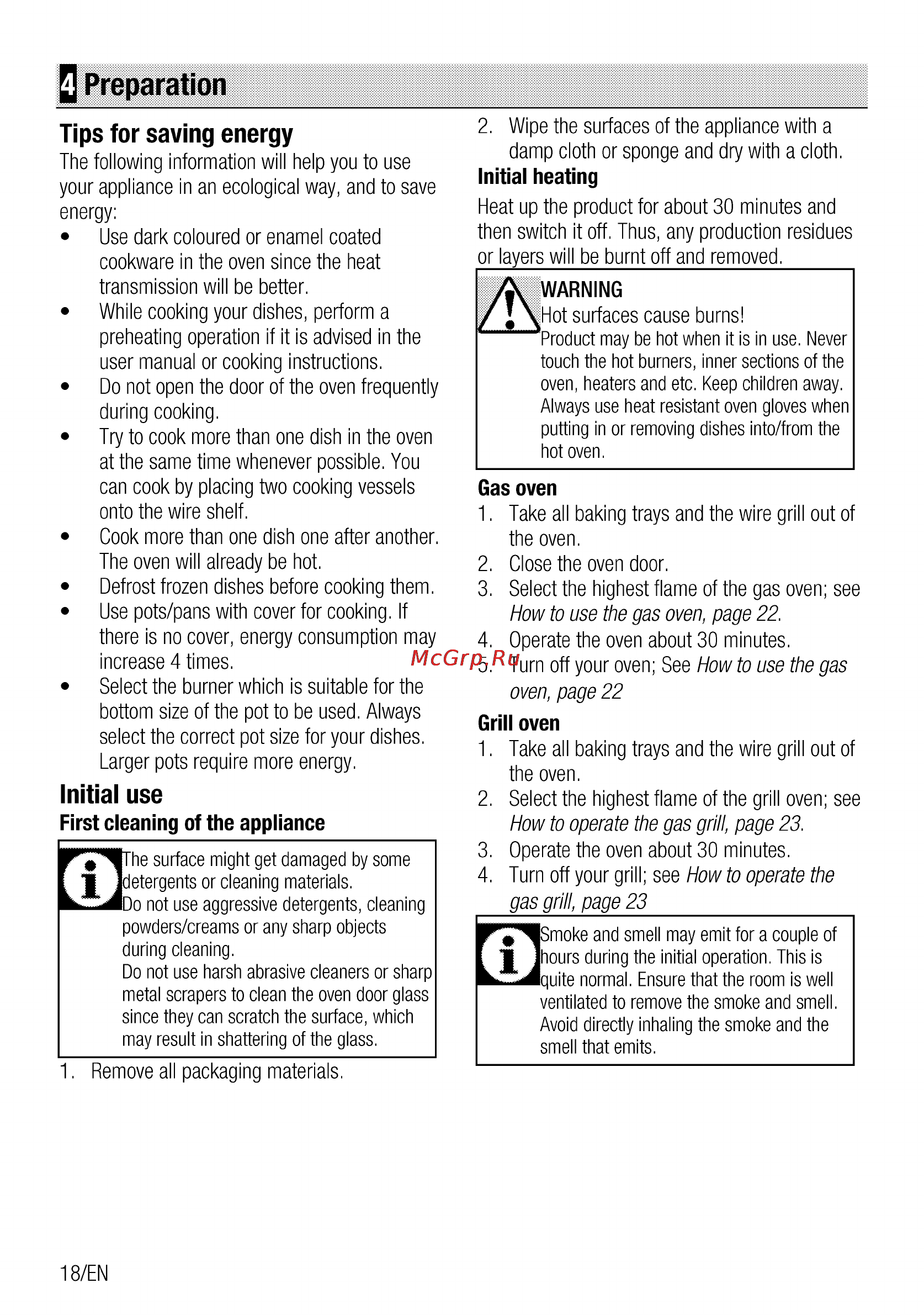 Beko CSG 52120 GX [18/96] Q preparation