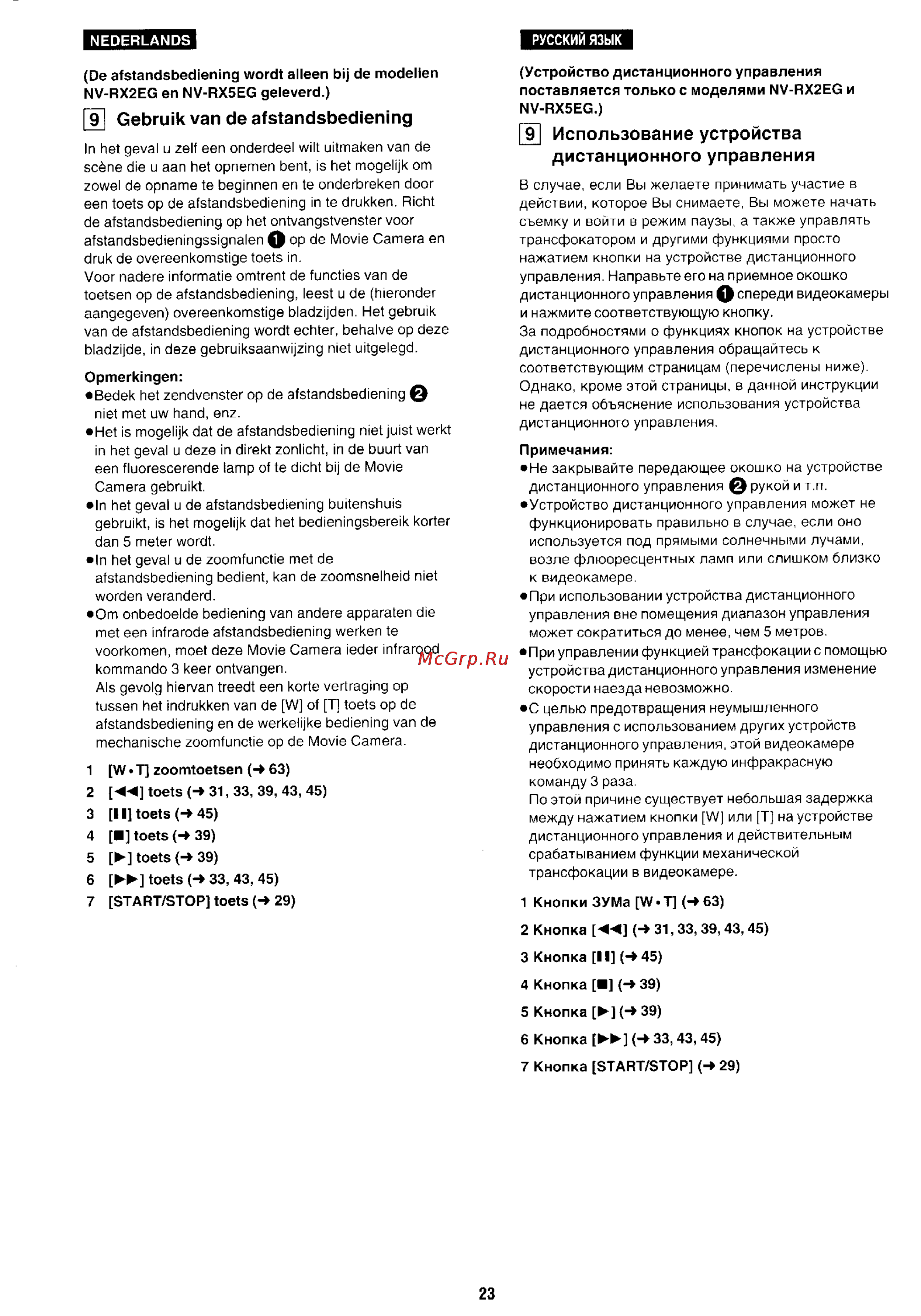 Panasonic NV-RX1 [19/113] Использование устройства