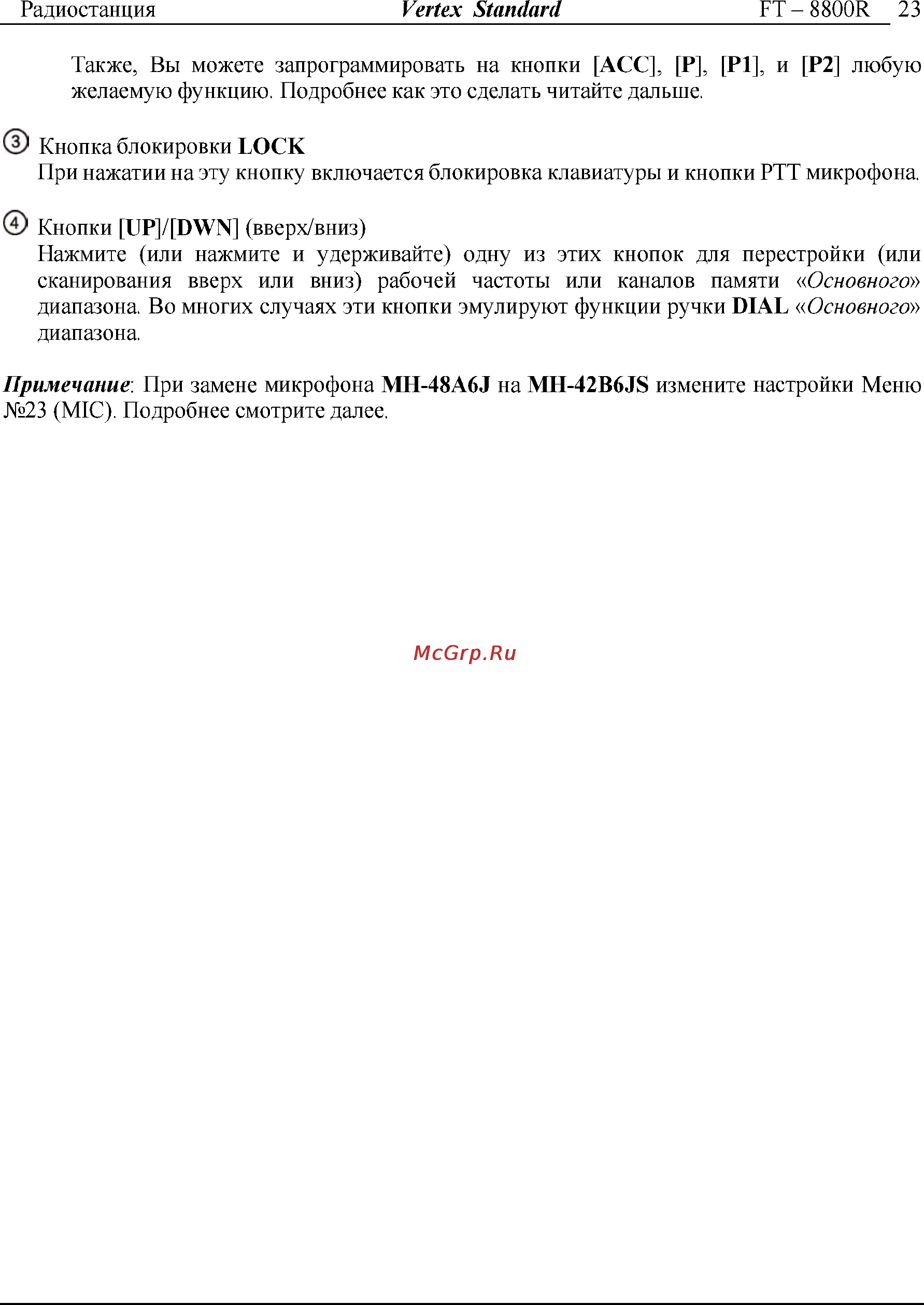 Yaesu FT-8800 Инструкция по эксплуатации онлайн [23/68] 31710