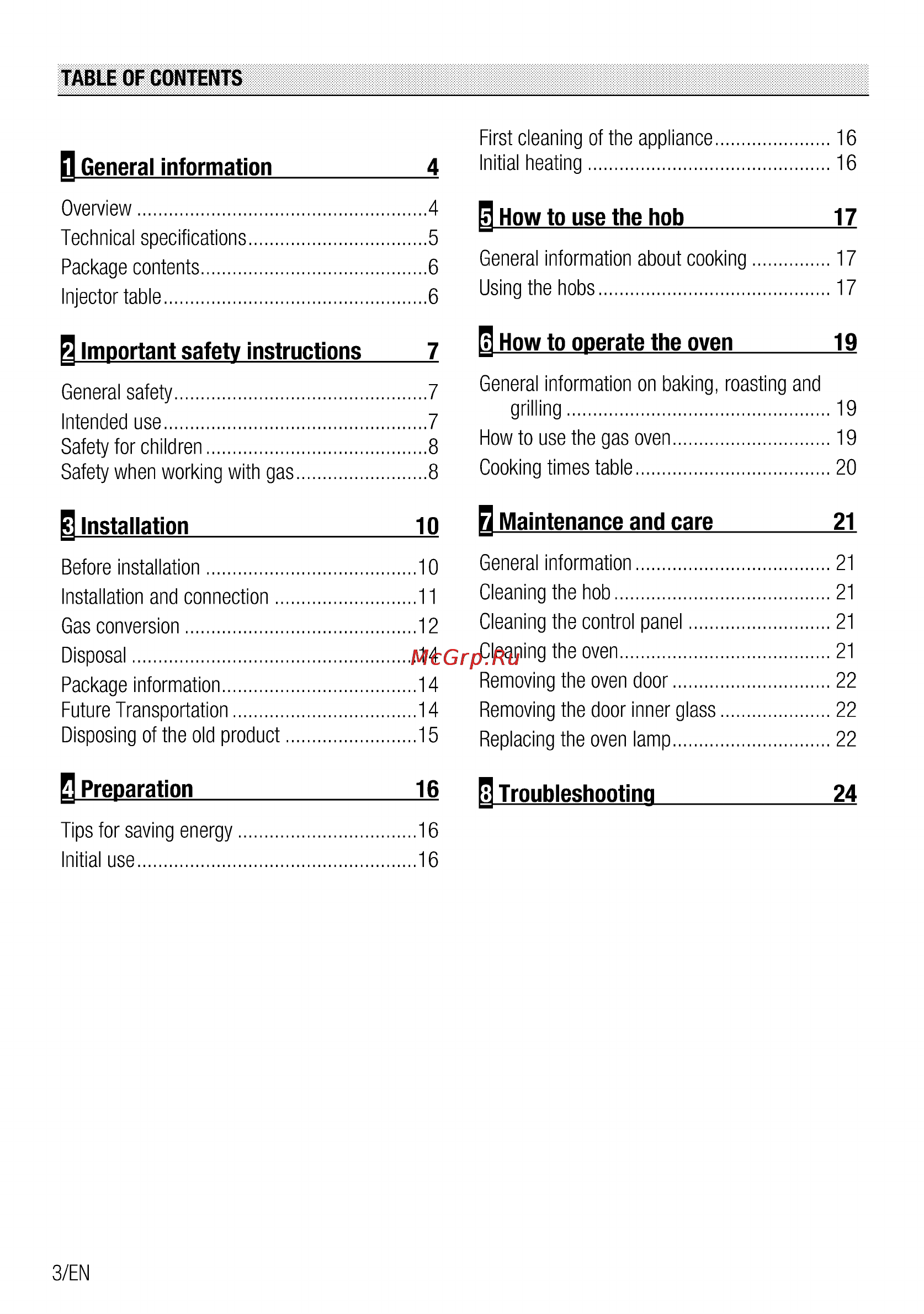 Beko CSG 52010 X [4/76] How to operate the oven 19