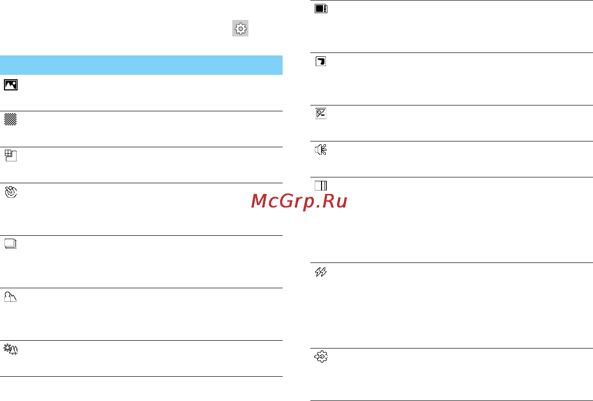 Philips X518 Black [22/42] Настройки камеры