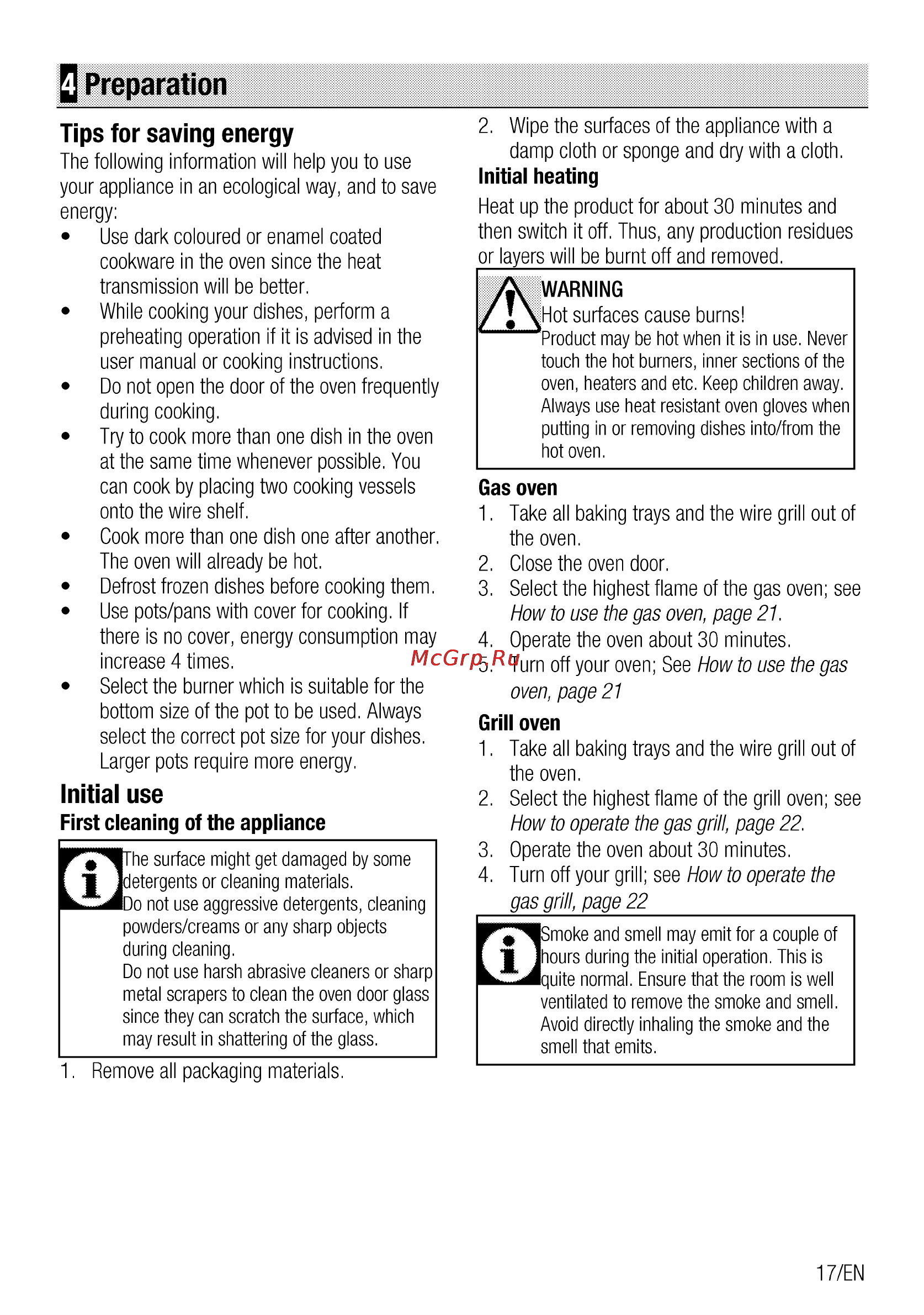 Beko CSG 52110 GW [17/96] Q preparation