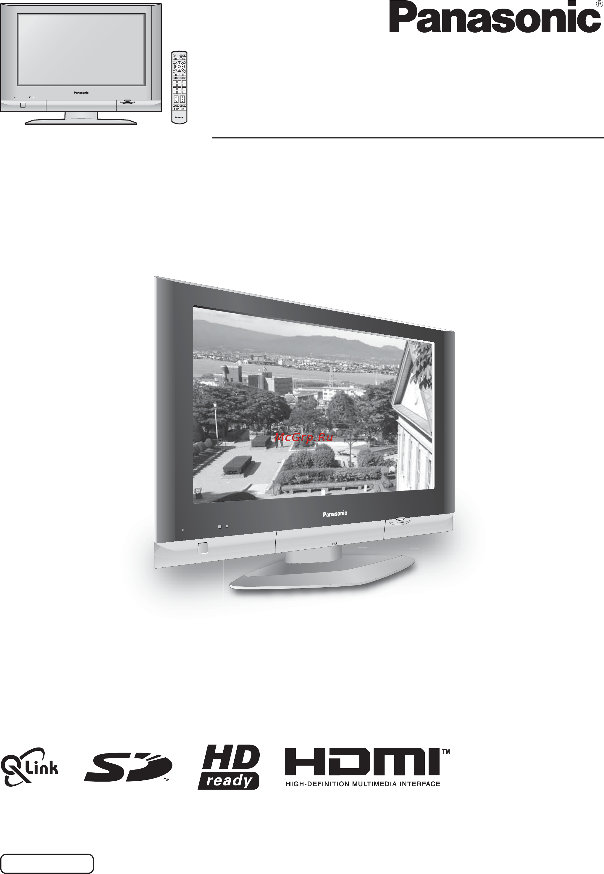 Panasonic TX-32LX500P Инструкция по эксплуатации онлайн