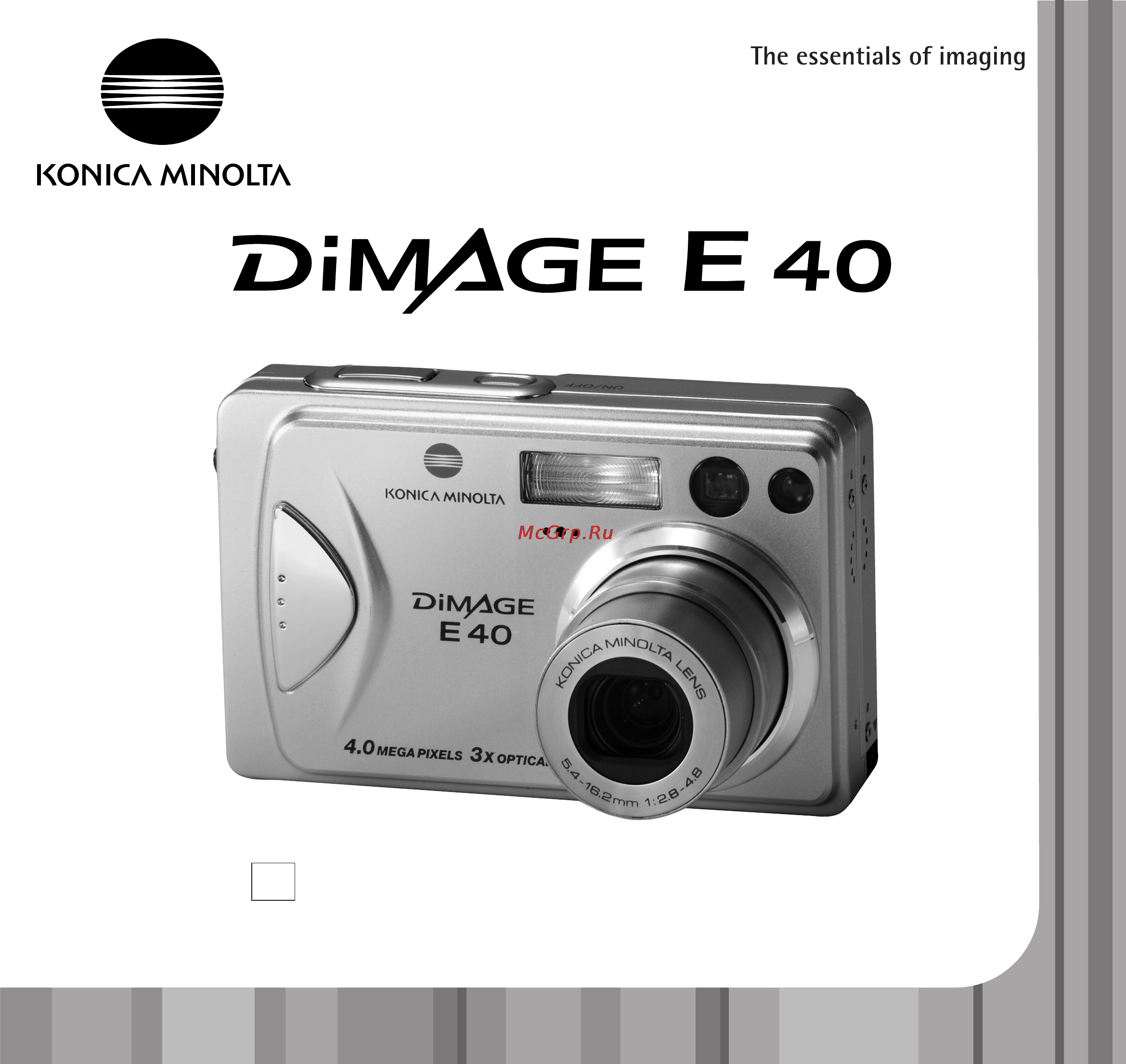 Konica Minolta Dimage E40 Инструкция по эксплуатации онлайн