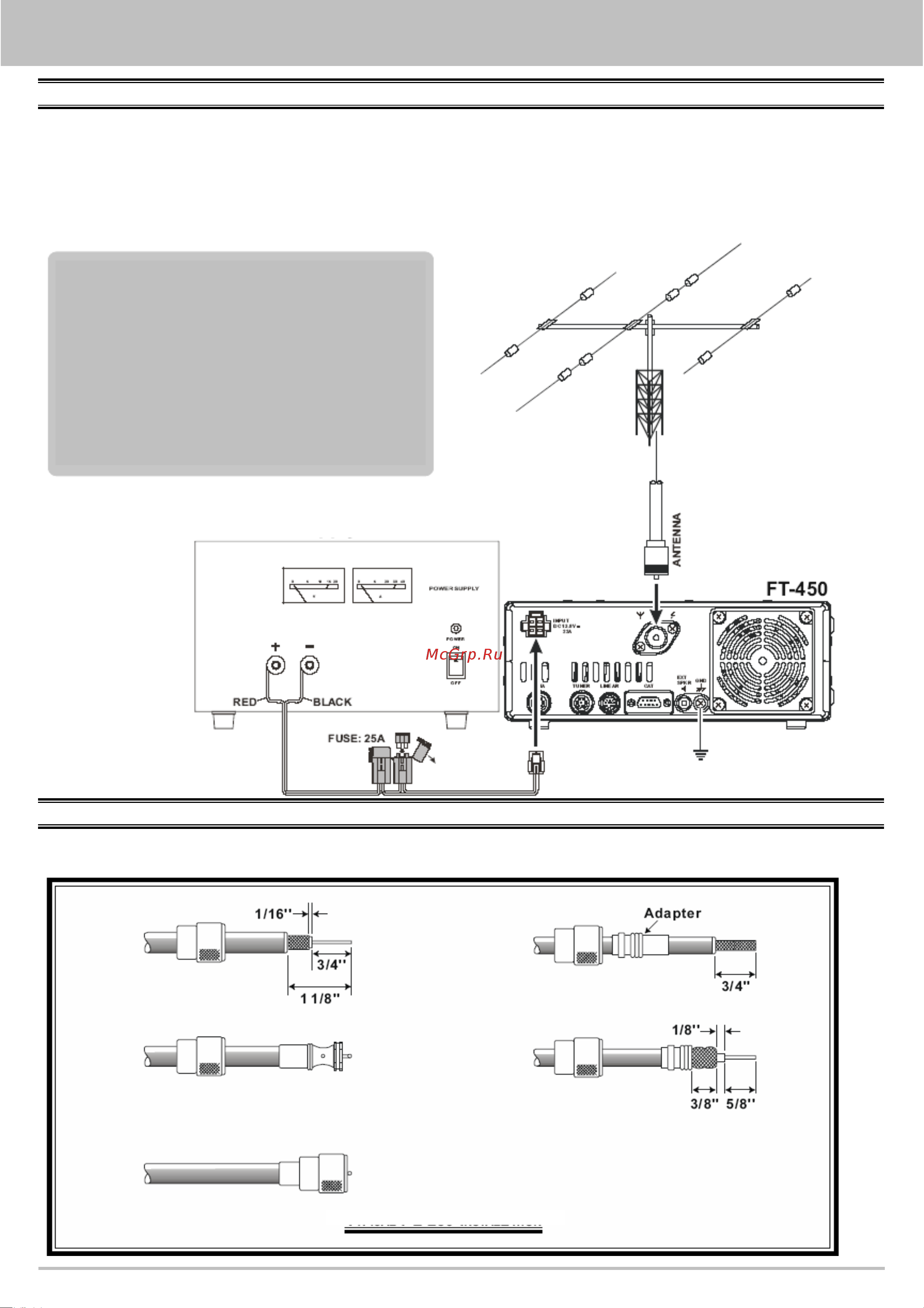 Yaesu FT-450 [13/105] Осторожно