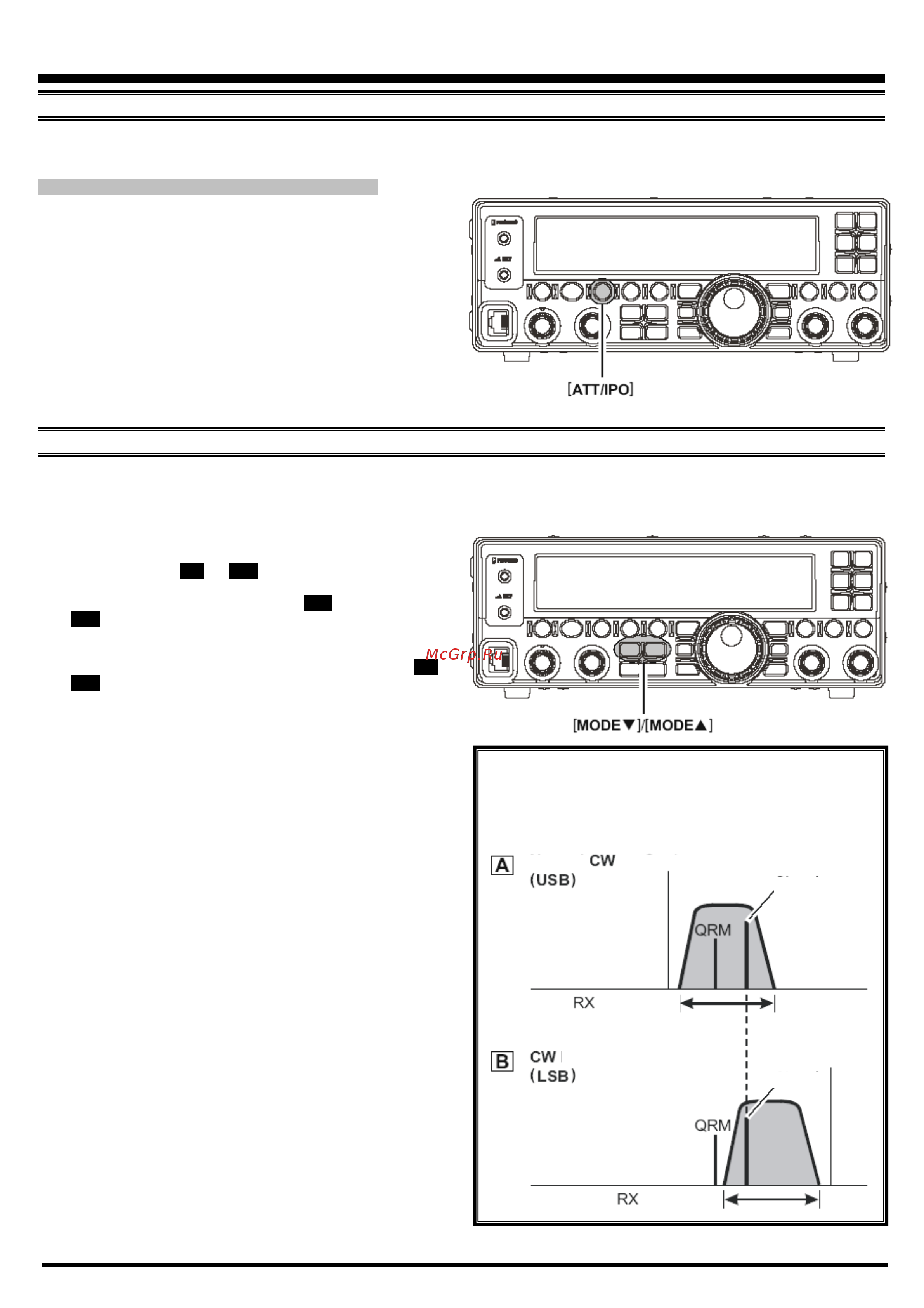 Yaesu FT-450 [49/105] Работа в cw модуляции