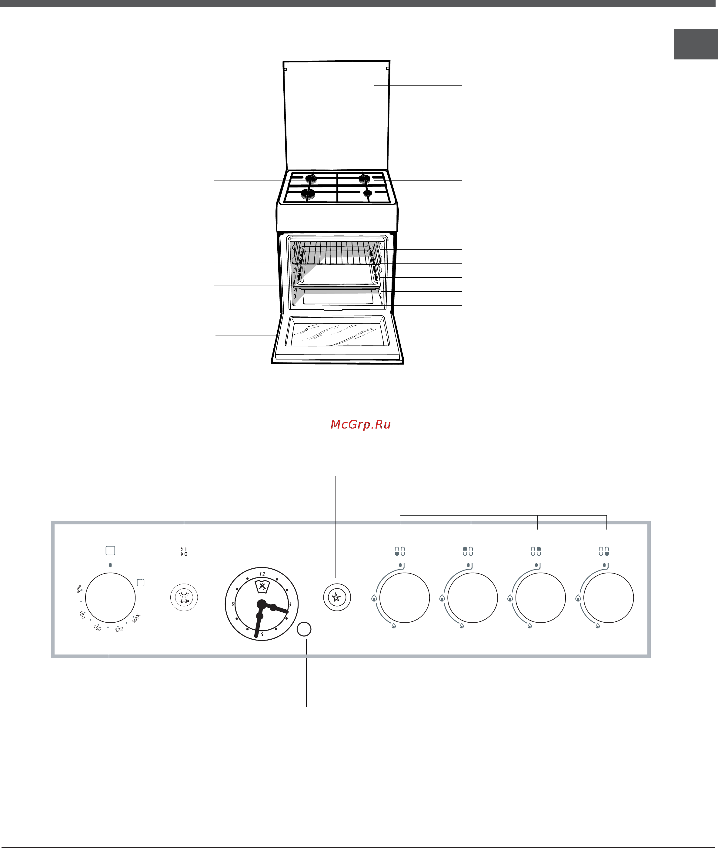 Ariston CG64SG37 [21/28] Description of the appliance