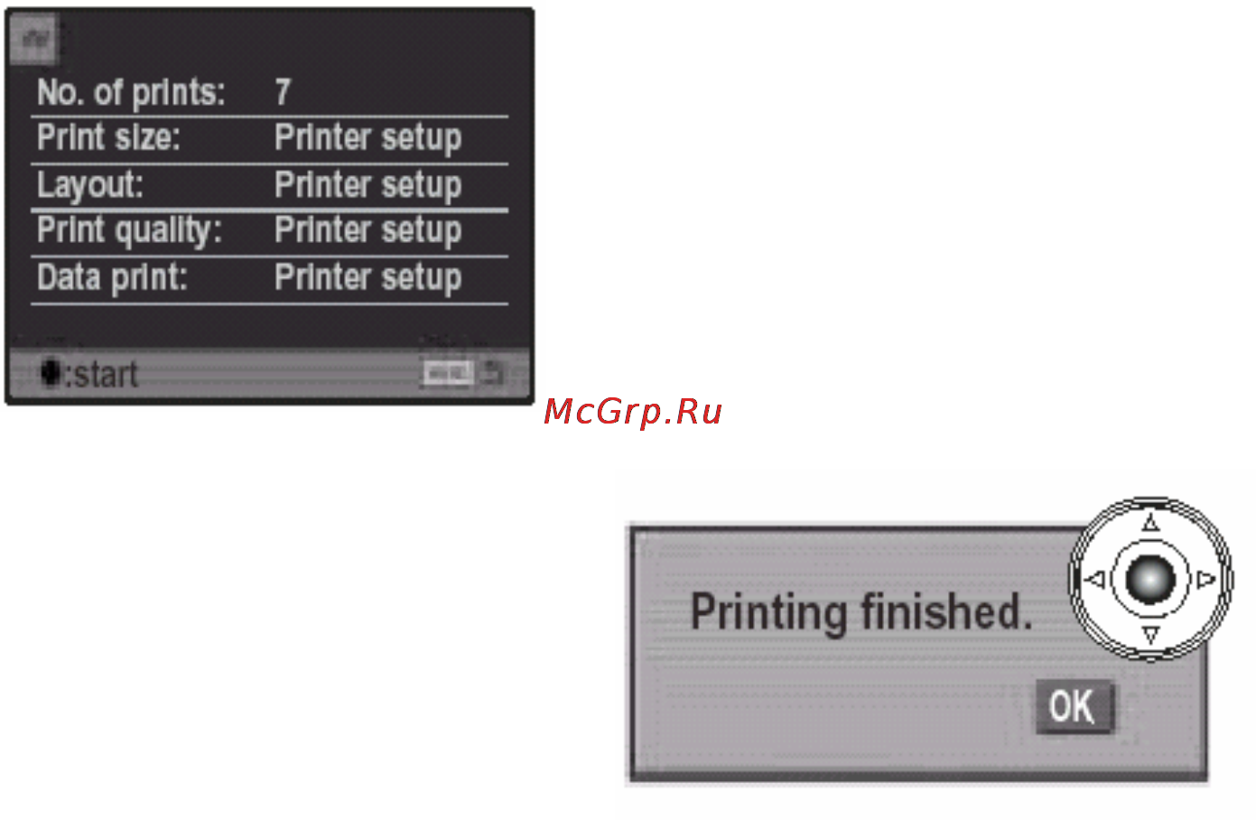 Konica Minolta Dimage A200 [155/172] Комментарии по ошибкам печати