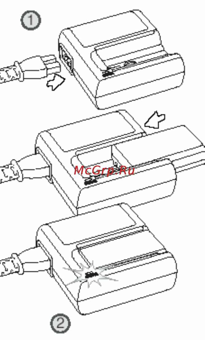 Konica Minolta Dimage A200 [18/172] Зарядка батареи
