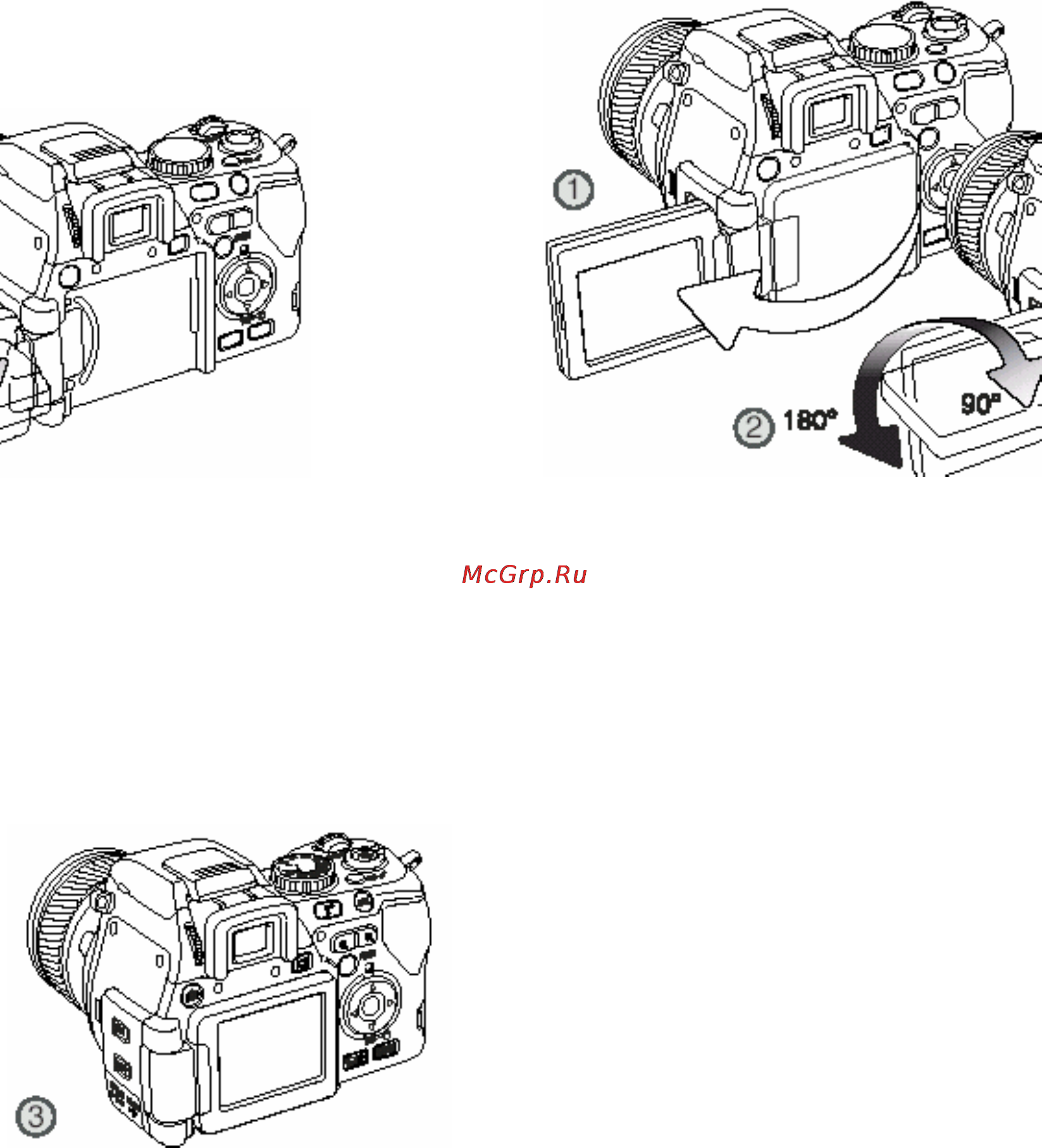 Konica Minolta Dimage A200 [26/172] Установка видоискателя и жк экрана в удобное положение для съемки
