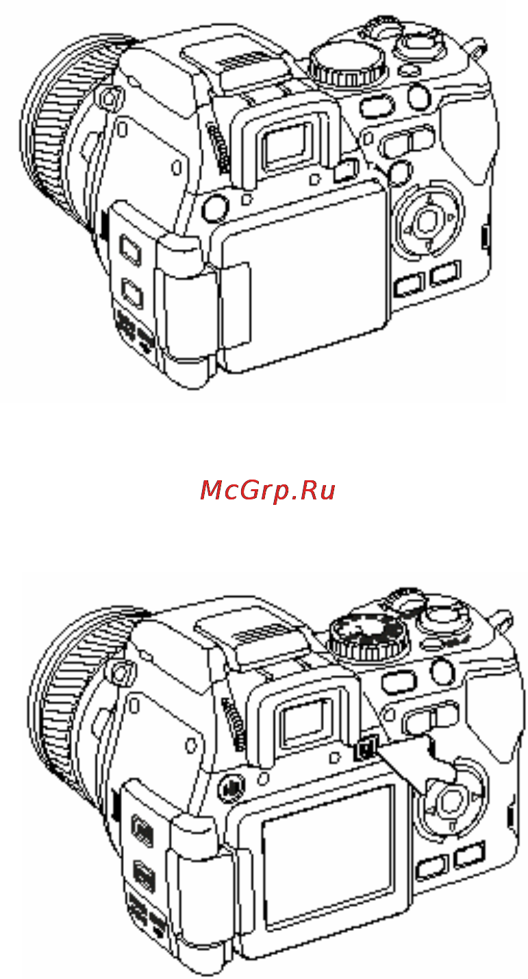 Konica Minolta Dimage A200 [27/172] Переключатель режима работы дисплея