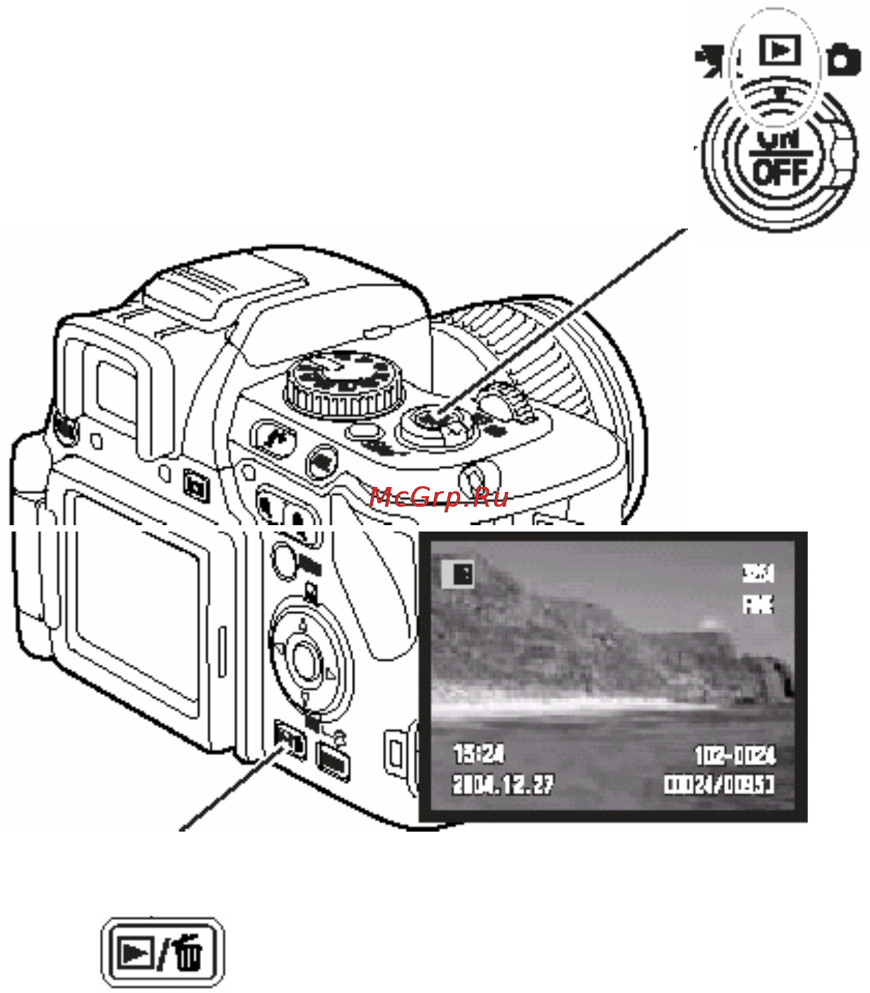 Konica Minolta Dimage A200 [37/172] Режим воспроизведения основные операции