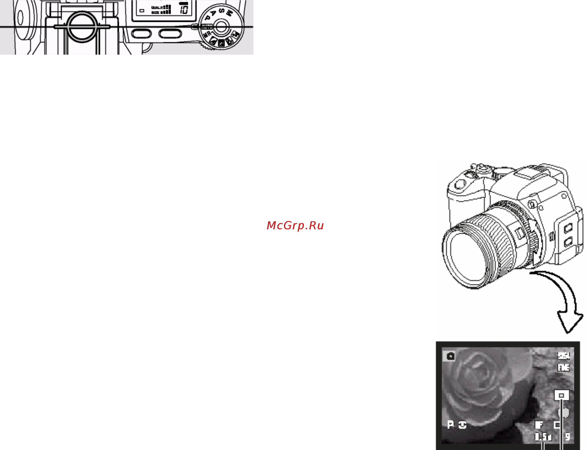 Konica Minolta Dimage A200 [45/172] Ручная фокусировка и подвижный цифровой увеличитель