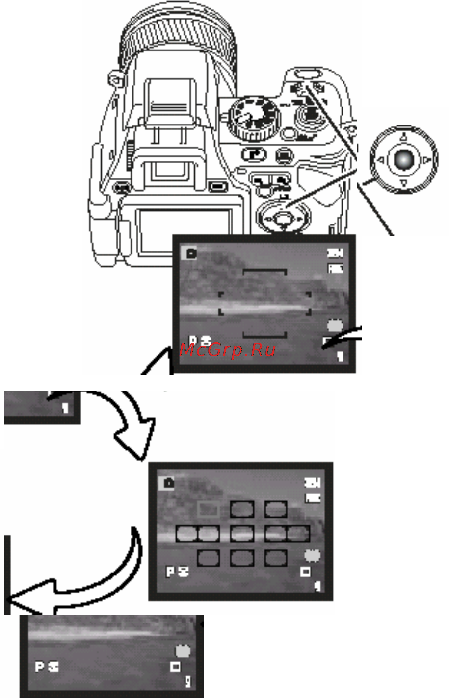 Konica Minolta Dimage A200 [46/172] Изменение режима автофокуса