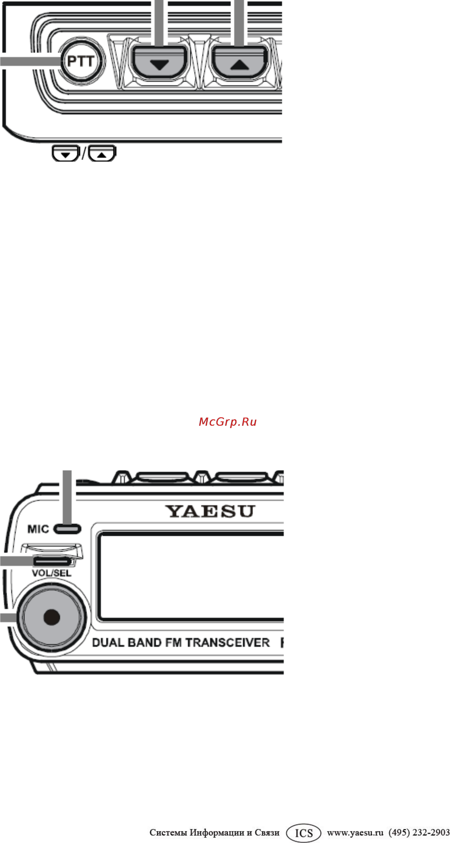 Yaesu FTM-10SR [7/105] Описание передней и верхней панелей