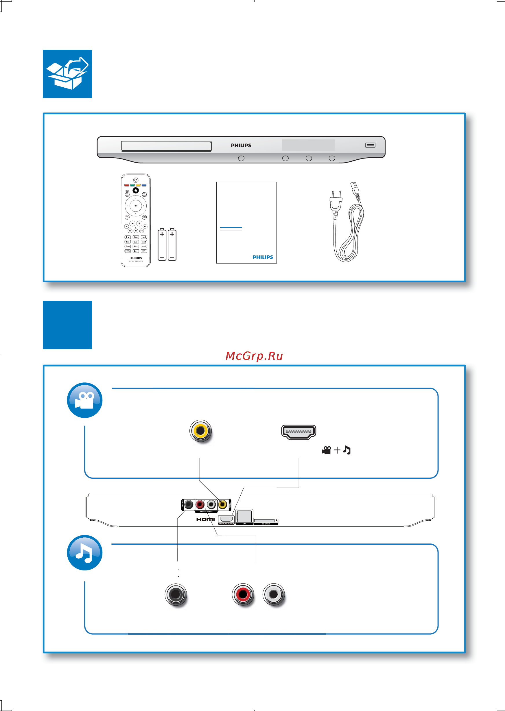 Philips BDP5200/51 Инструкция по эксплуатации онлайн [3/64] 31783