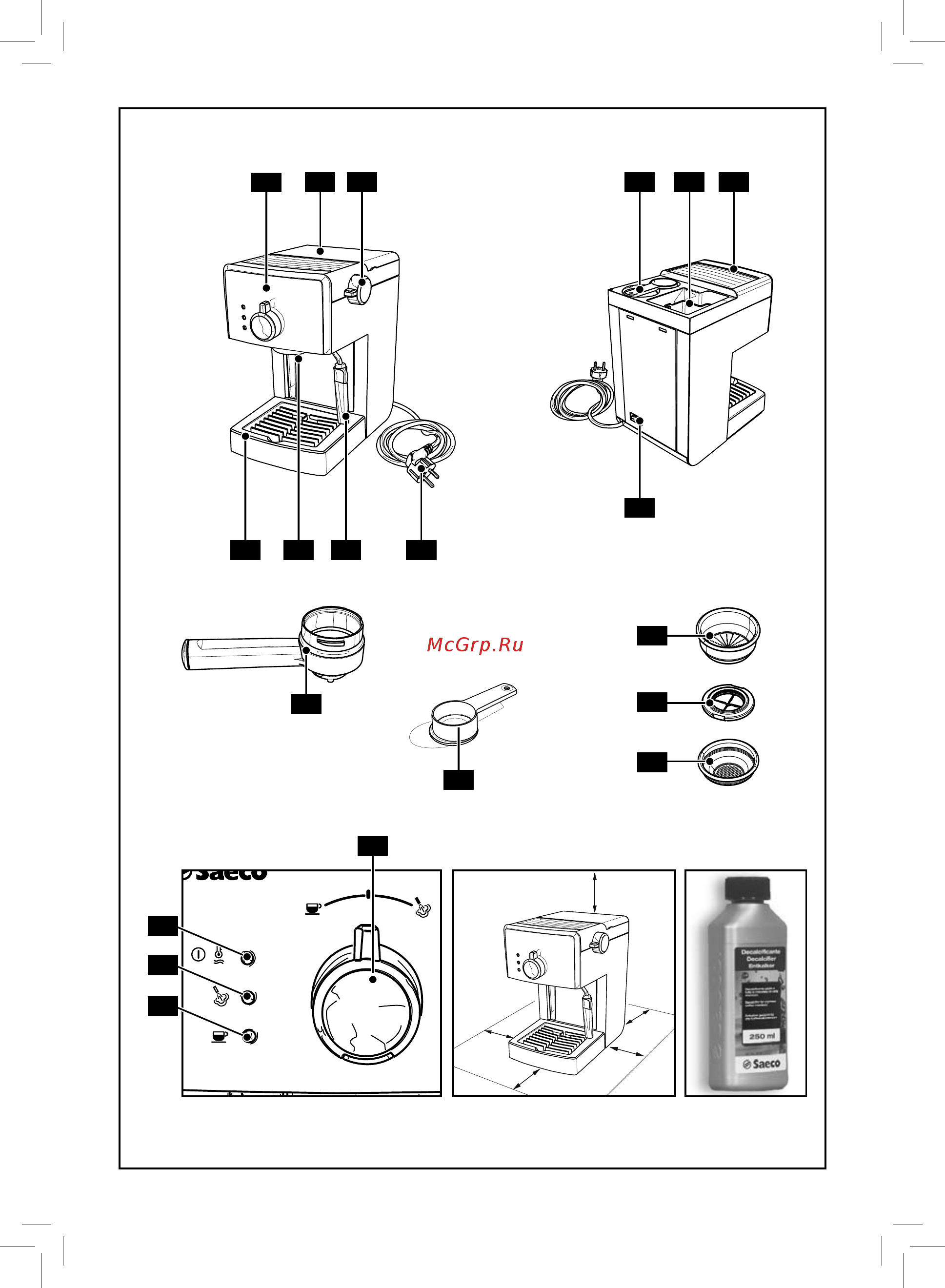 Philips Saeco HD8323/09 Инструкция по эксплуатации онлайн [2/15] 557289