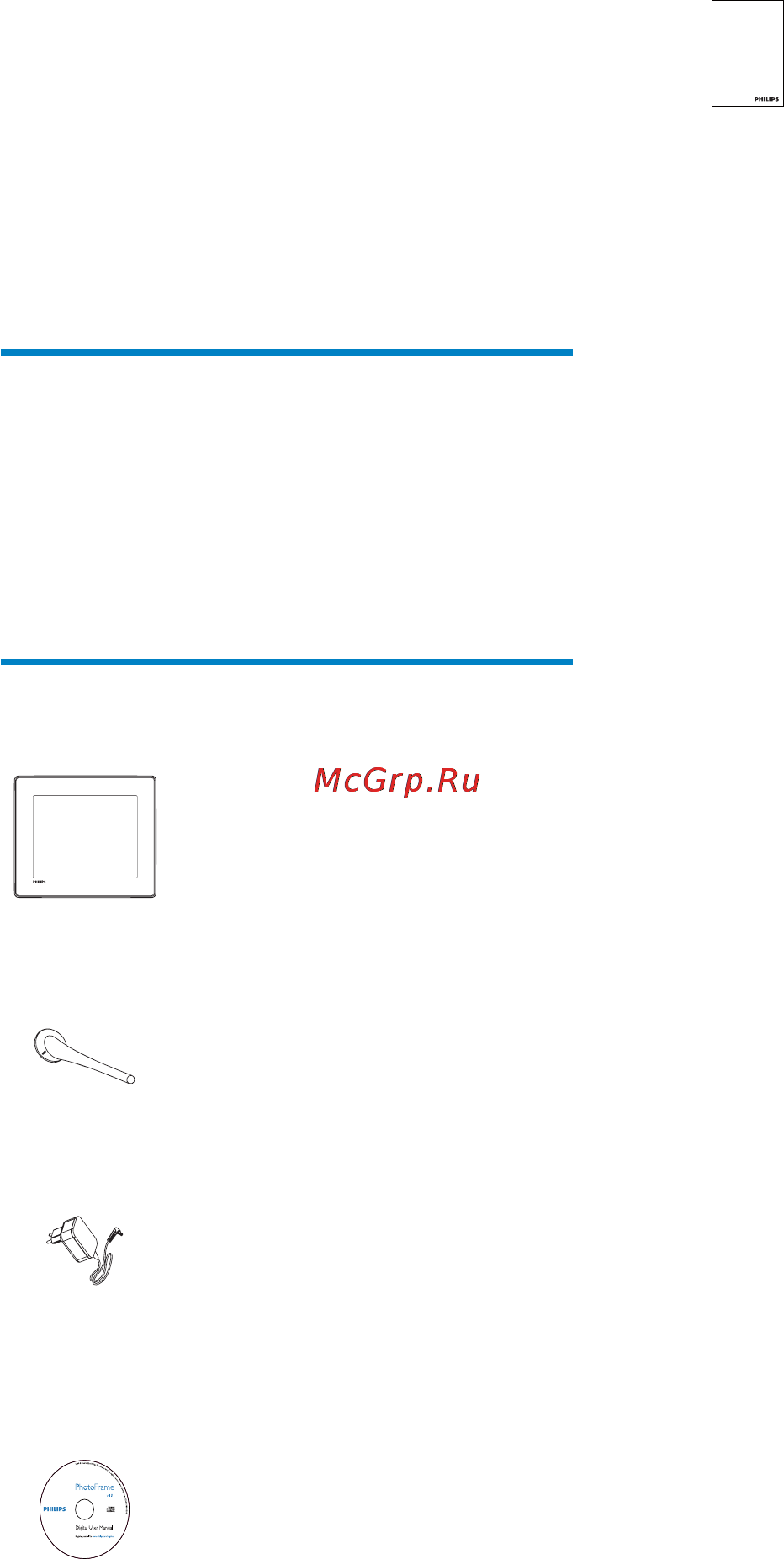Philips SPF2307/10 [7/43] Введение