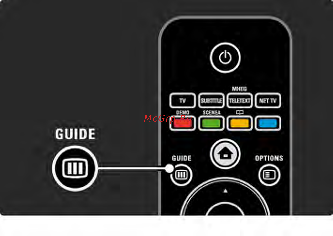 Philips 32 PFL 8404H/60 [43/198] Меню guide g