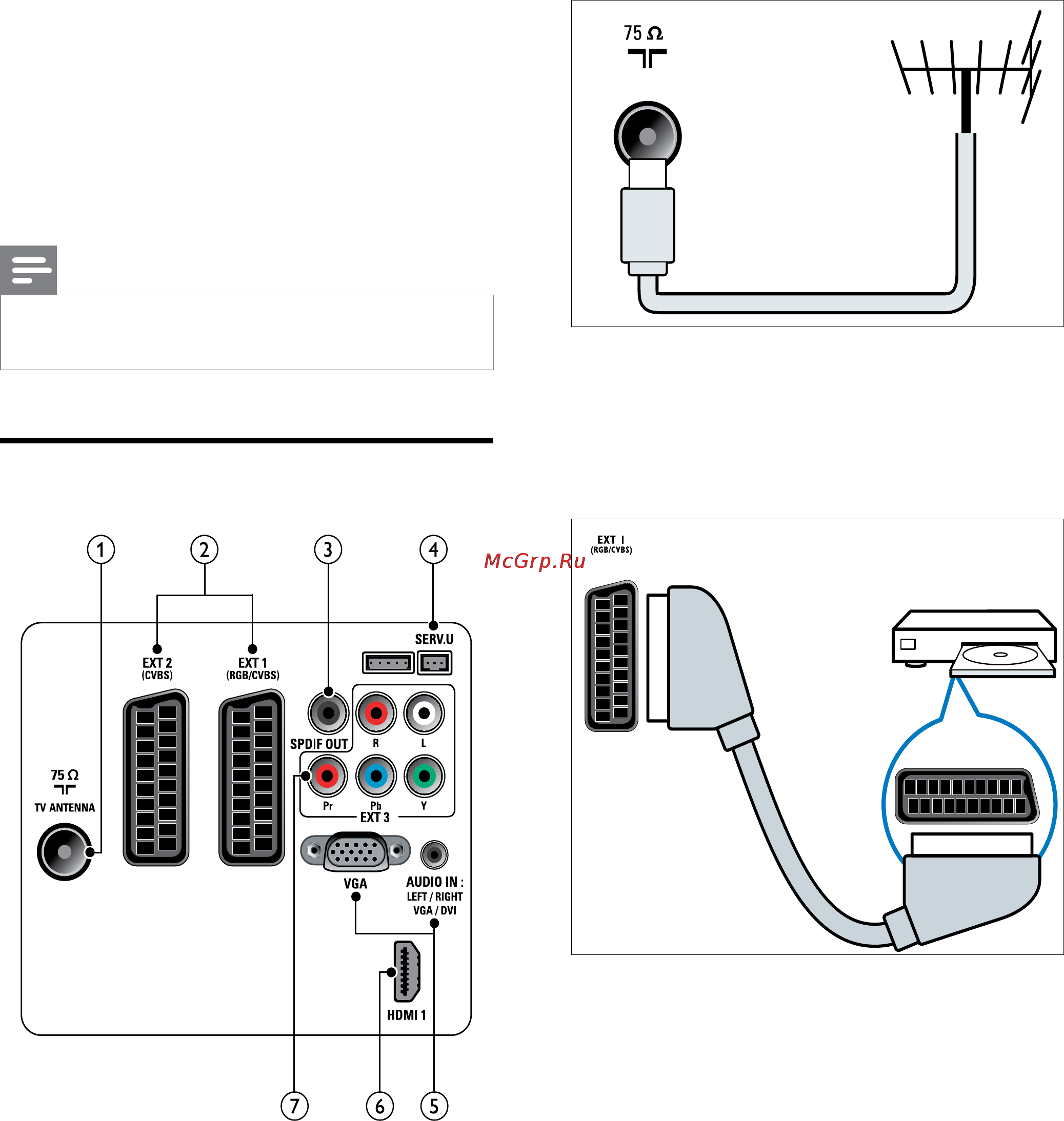 Philips 47 PFL 3605H/60 [36/56] Подключение устройств