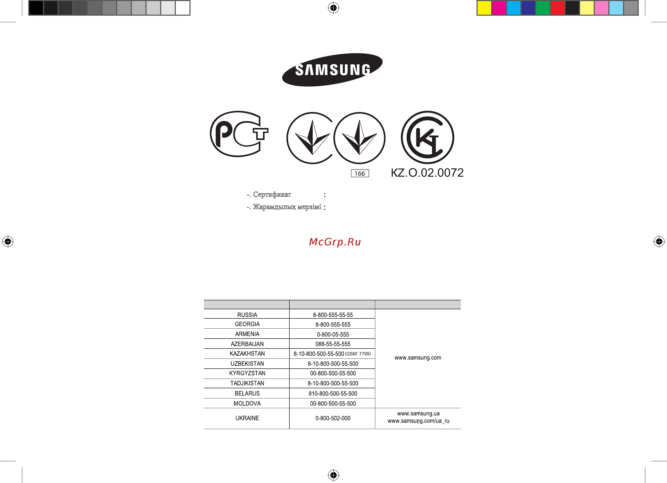 Samsung ME711KR [48/48] Код de68 03897e