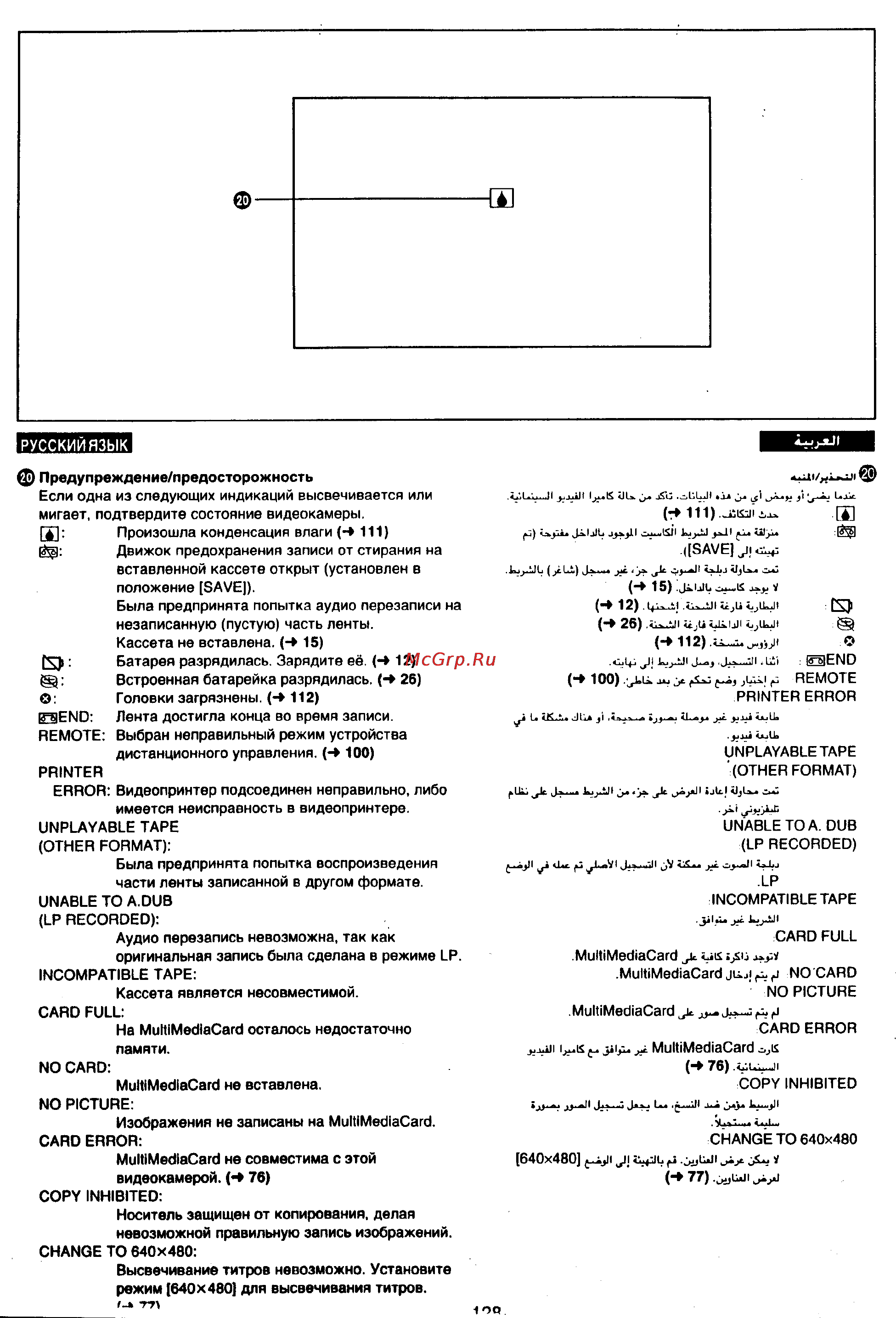 Panasonic NV-MX300EN [126/137] Русский язык