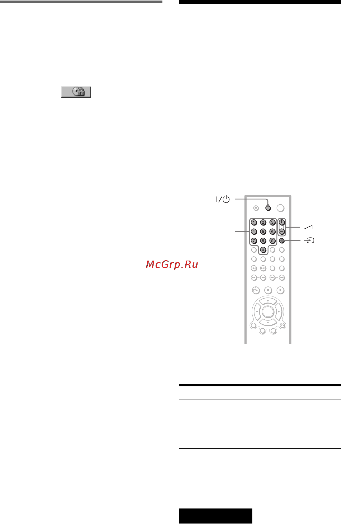 Sony DVP-NS430 [64/84] Управление телевизором с помощью прилагаемого пульта дистанционного управления