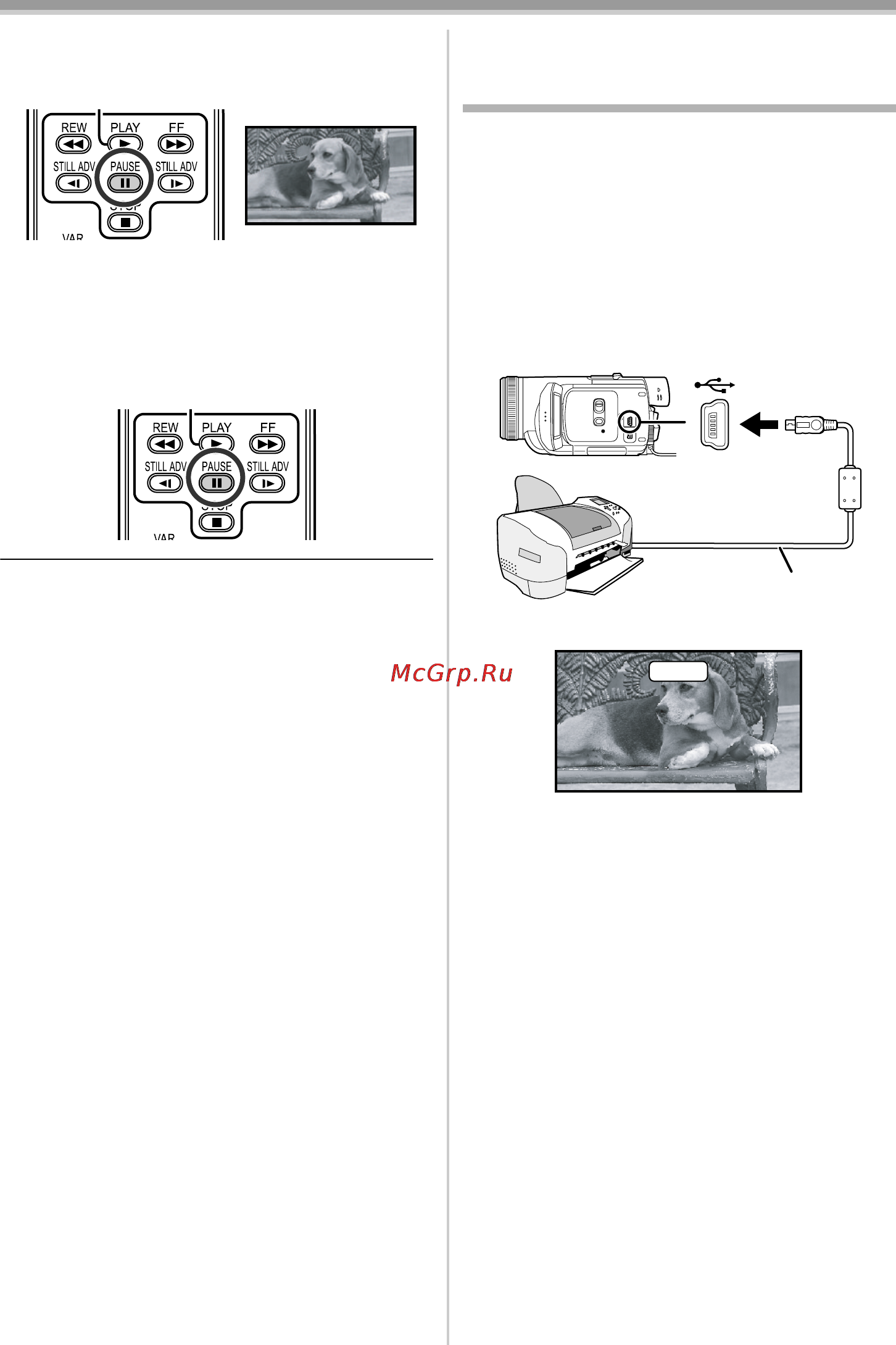 Panasonic NV-GS500 [126/148] Друк знімків шляхом прямого підключення до принтера pictbridge
