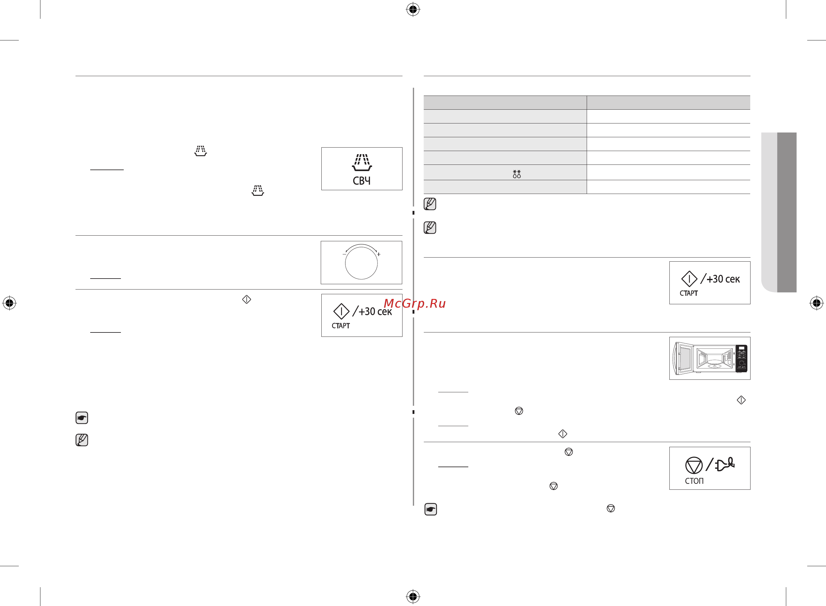 Samsung MS23F301TFW [123/144] Taom tayyorlash isitish