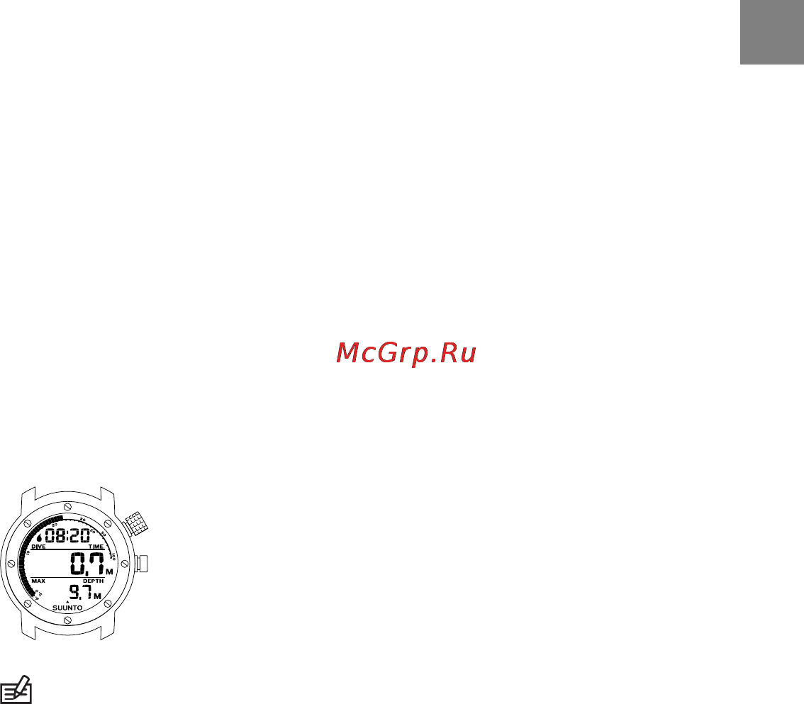 Suunto Elementum Aqua [19/34] Между погружениями