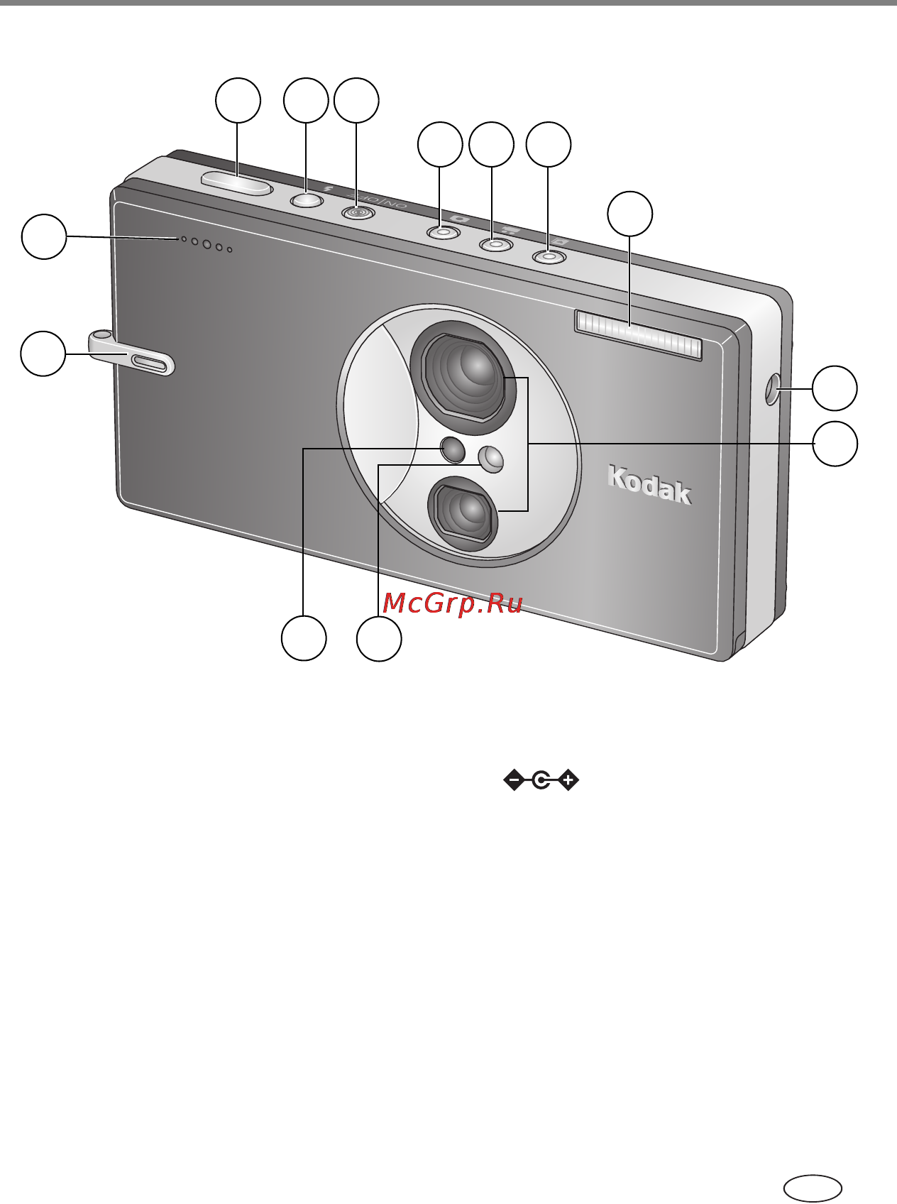Kodak V610 [3/106] Внешний вид и органы управпения