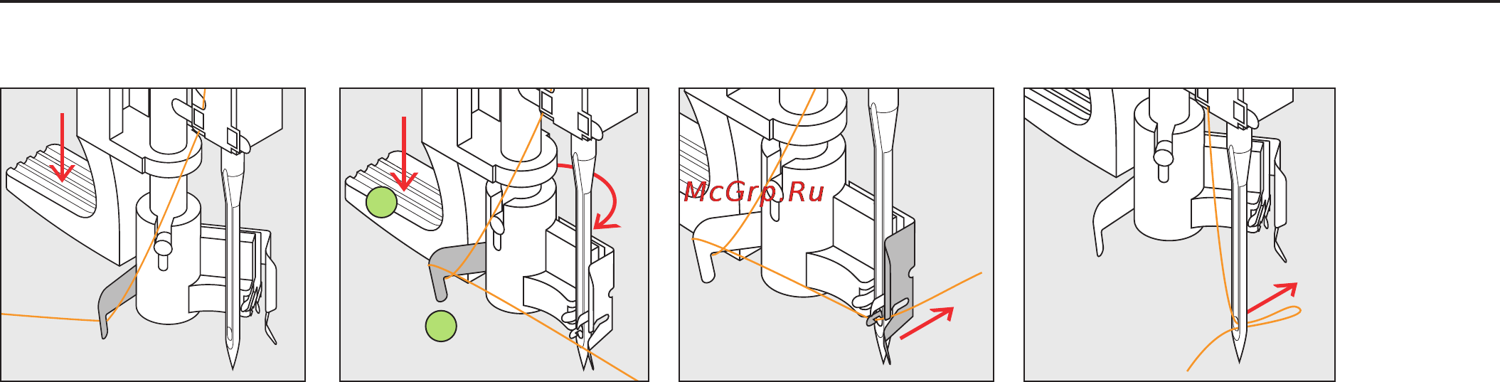 Bernina Activa 240 [20/75] Нитевдеватель